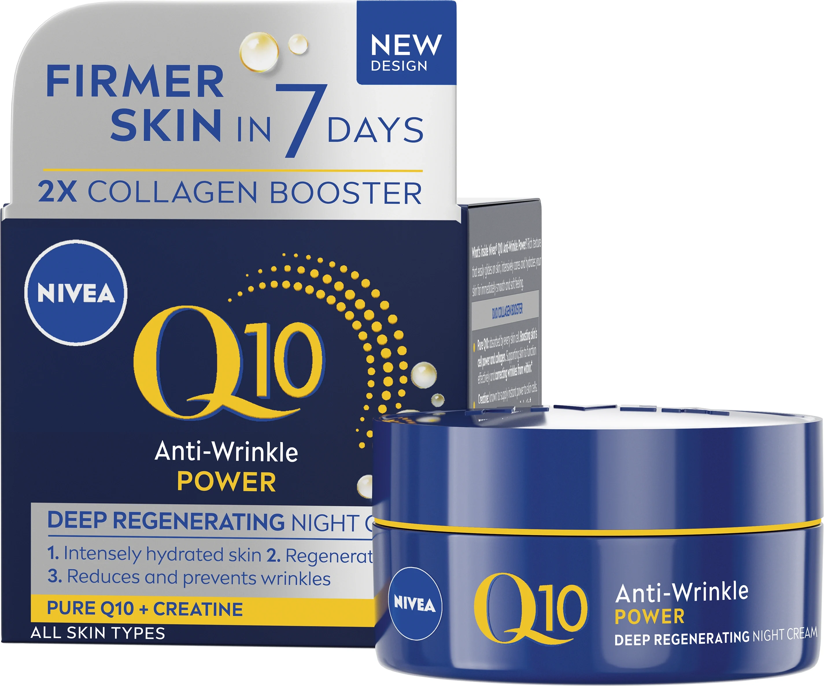 Nivea Q10 Power Night Cream 50 ml - Ansiktskräm - nattkräm