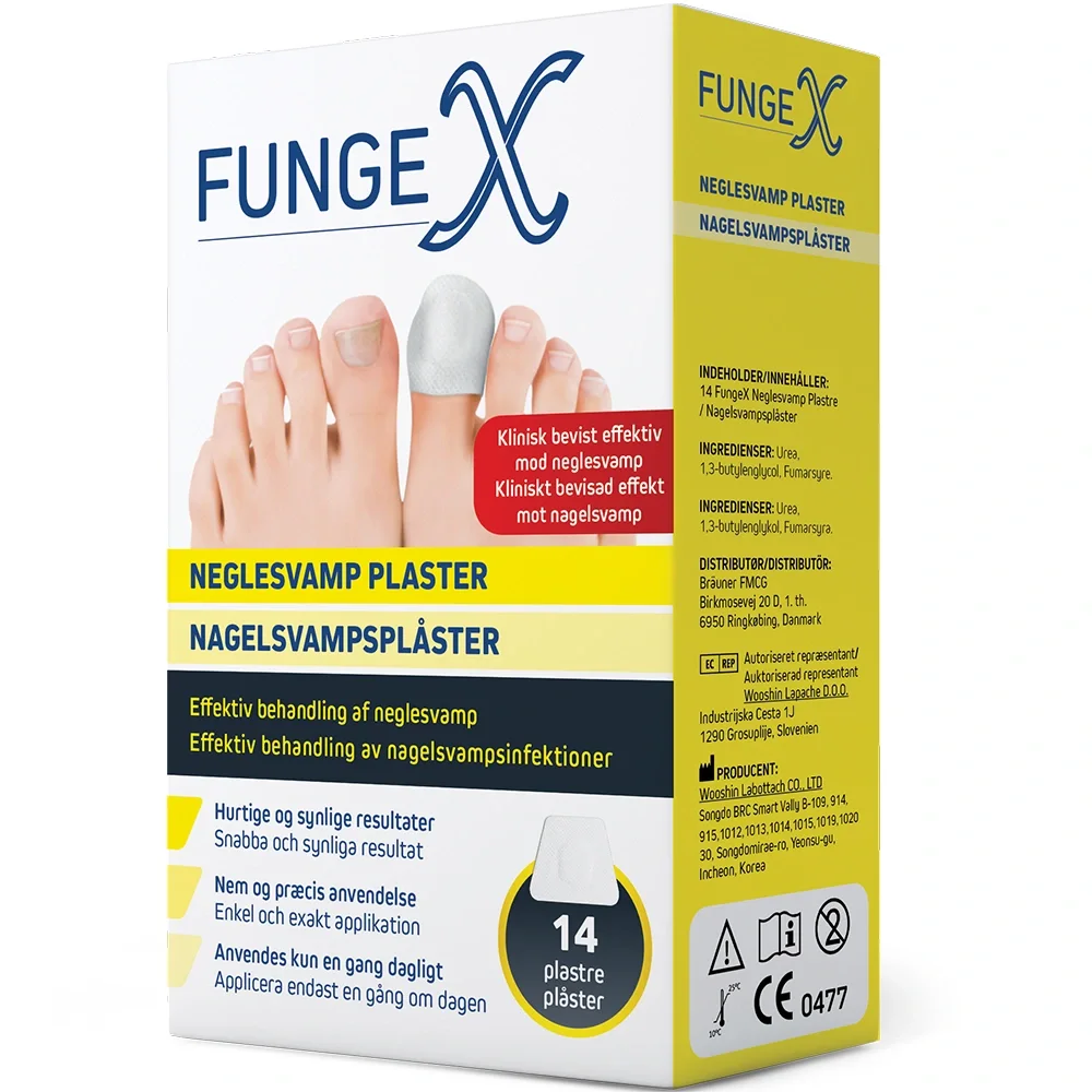 FungeX Nagelsvampsplåster 14 st - Nagelsvamp