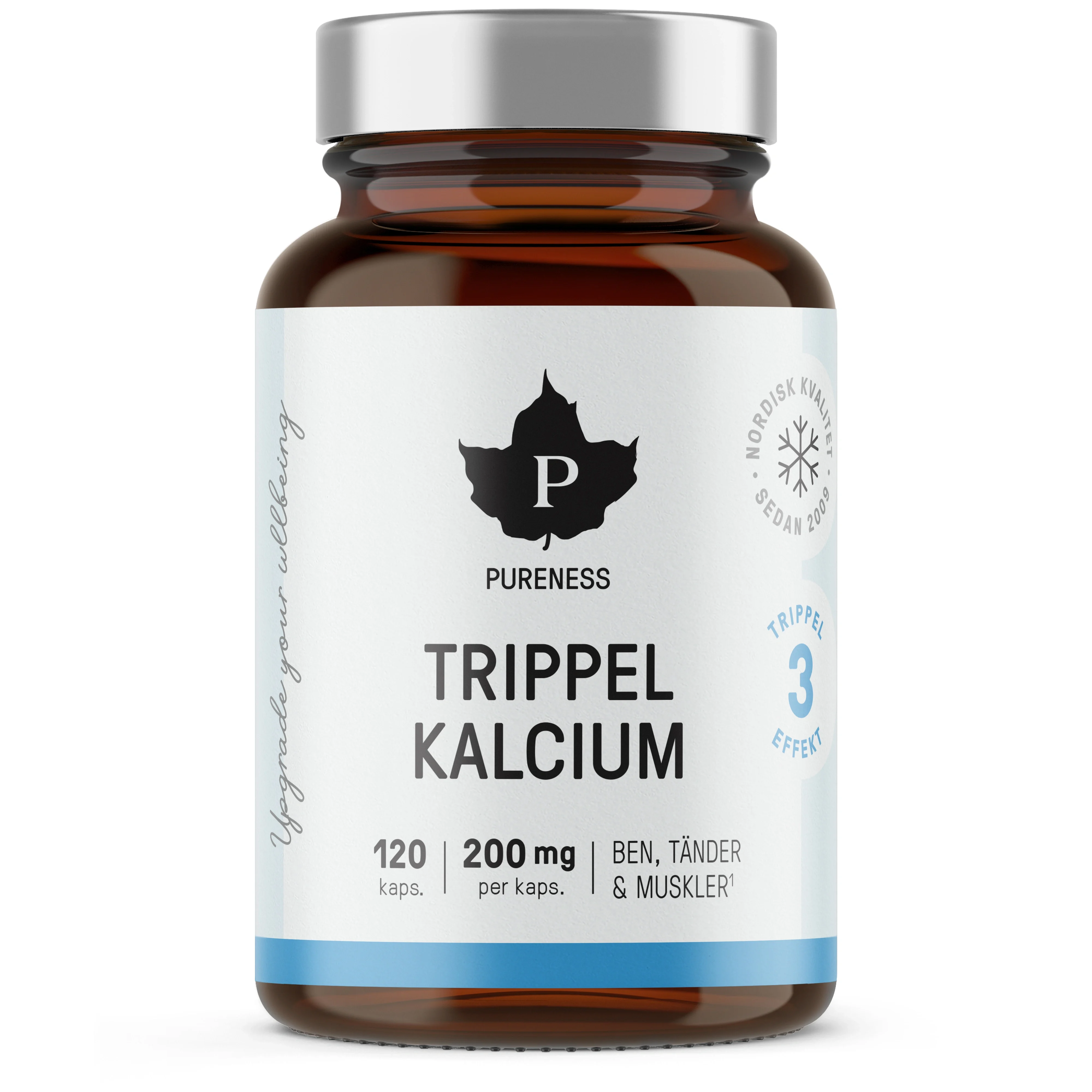 Pureness Trippel Kalcium 120 kapslar - Kalcium