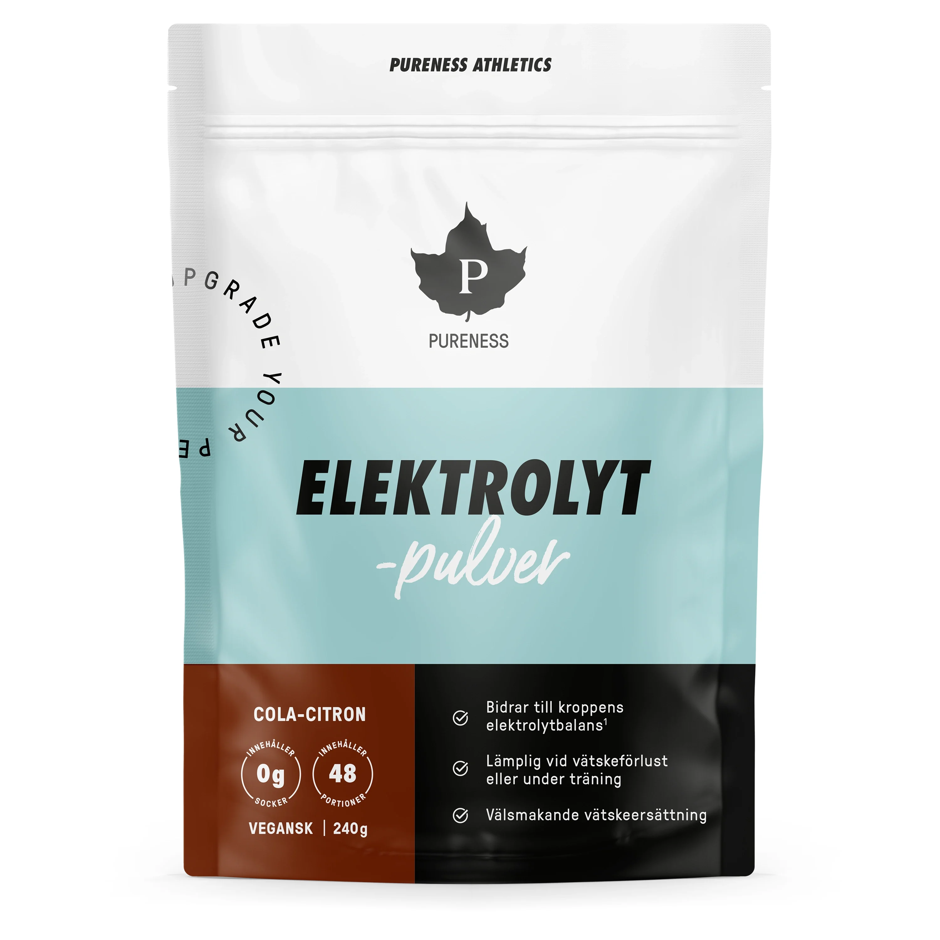 Pureness Elektrolytpulver Cola-Citron 240 g - Elektrolytpulver