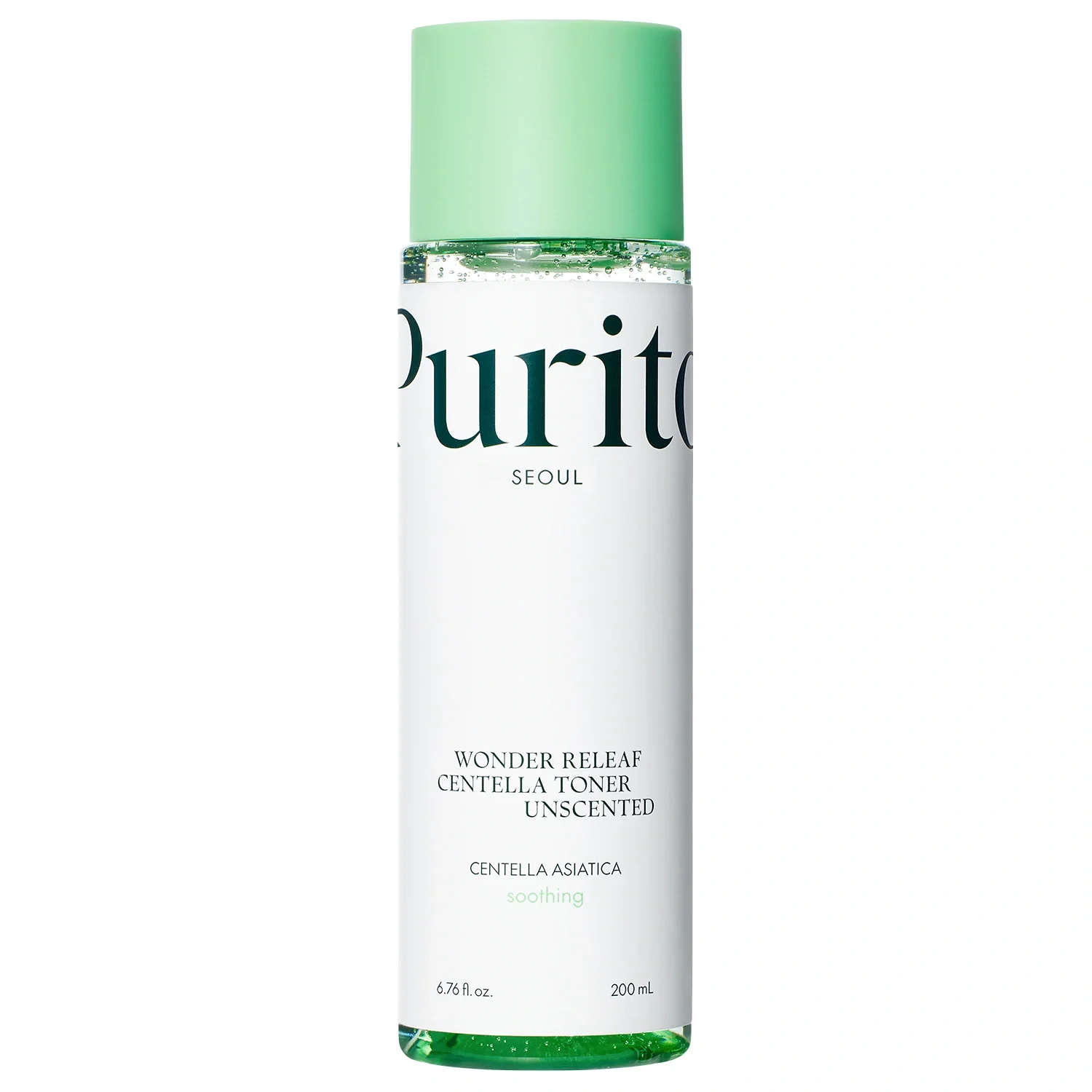 Purito Wonder Releaf Centella Toner Unscented 200ml - Ansiktsvatten