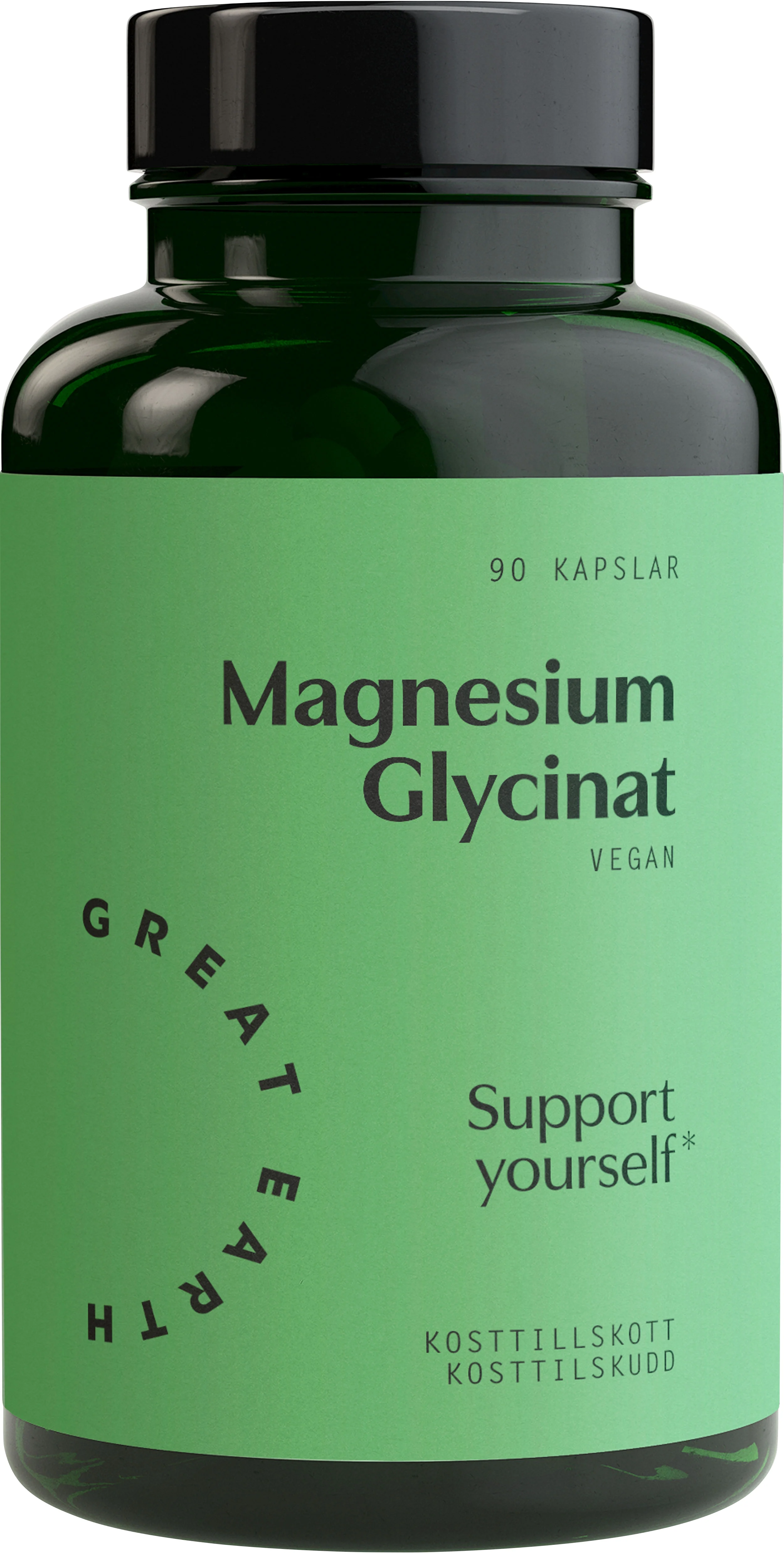 Great Earth Magnesiumglycinat 90 st - Magnesium