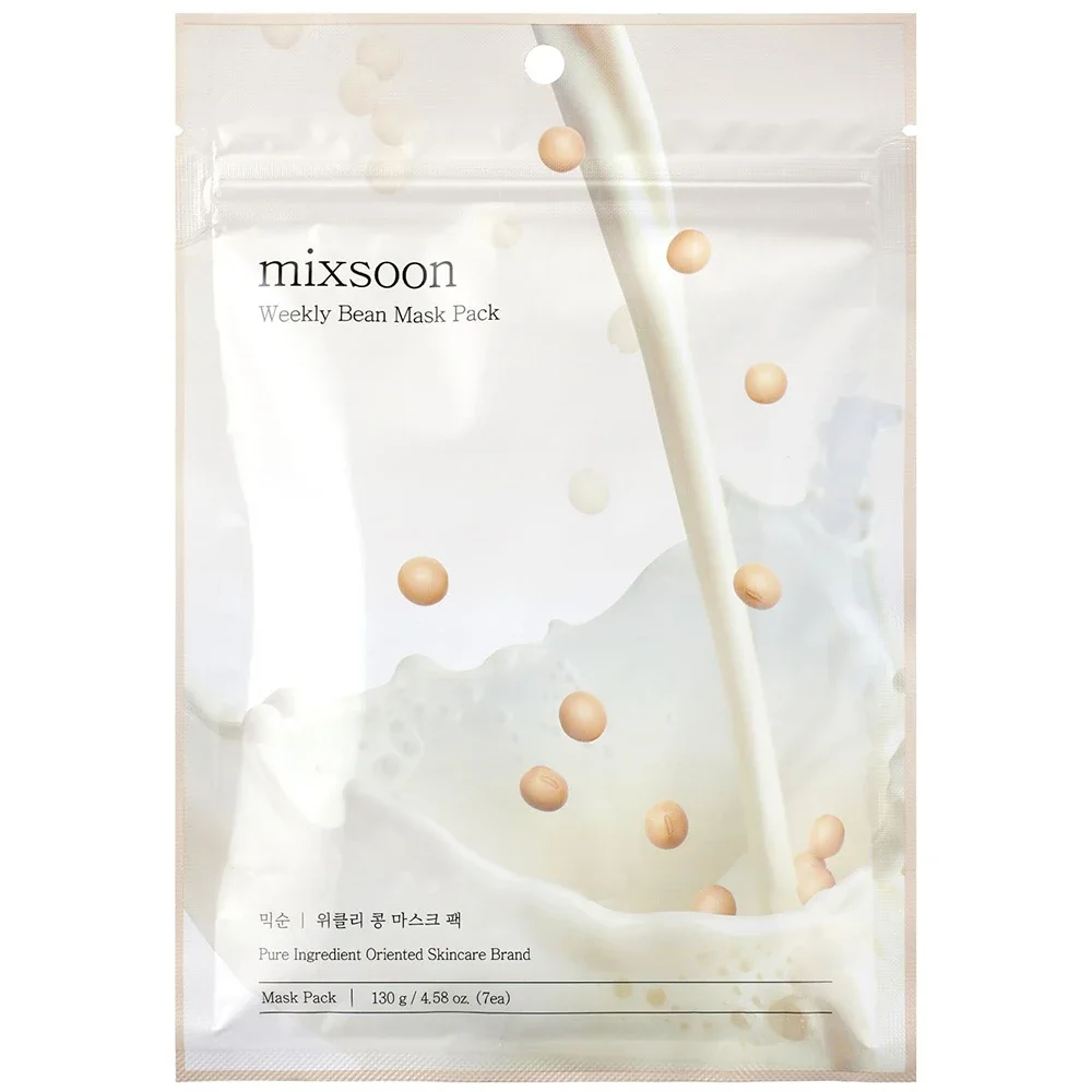 Mixsoon Weekly Bean Mask Pack 7 st - Sheet mask