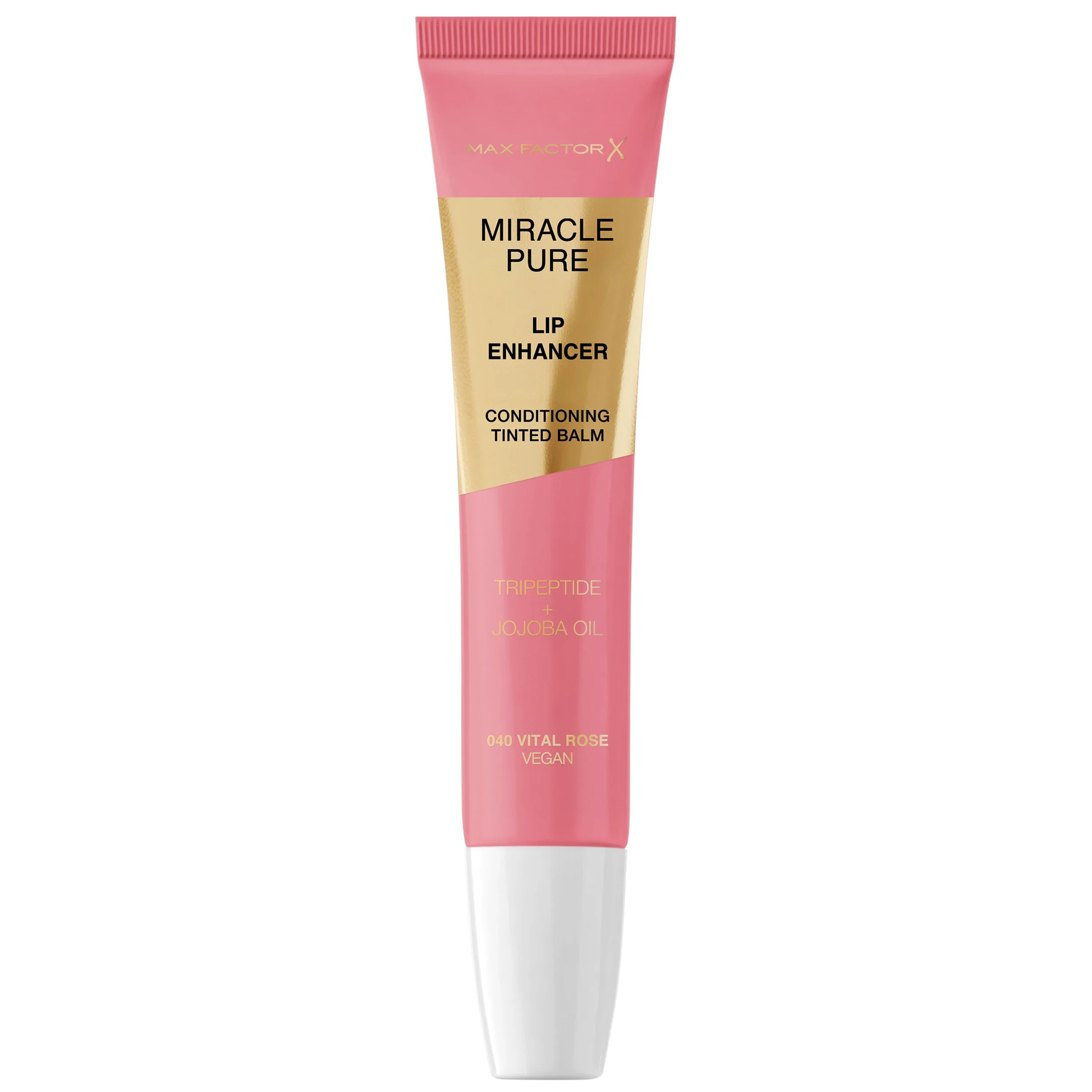 Max Factor Miracle Pure Lip Enhancer 12 ml 040 Vital Rose - Läppglans