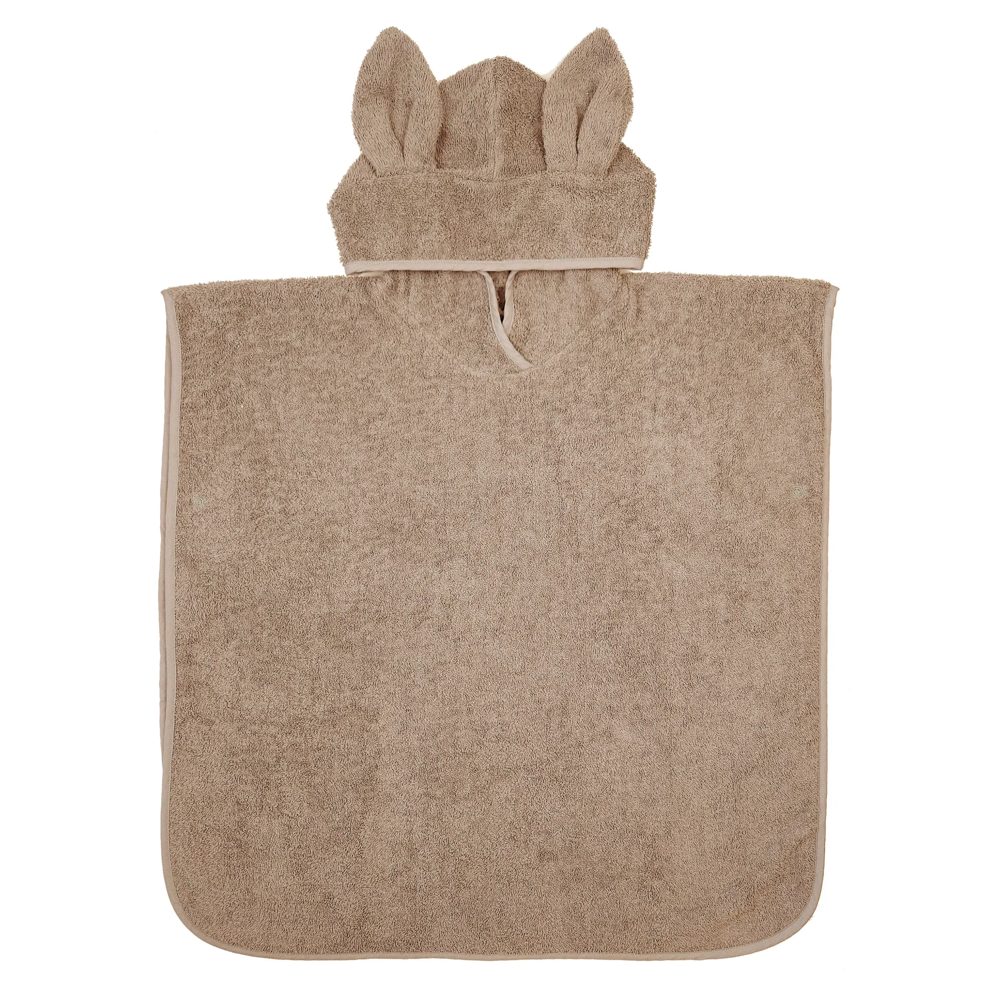 Summerville Organic Badponcho Rabbit Sand - Badlakan & Handdukar för barn & bebis