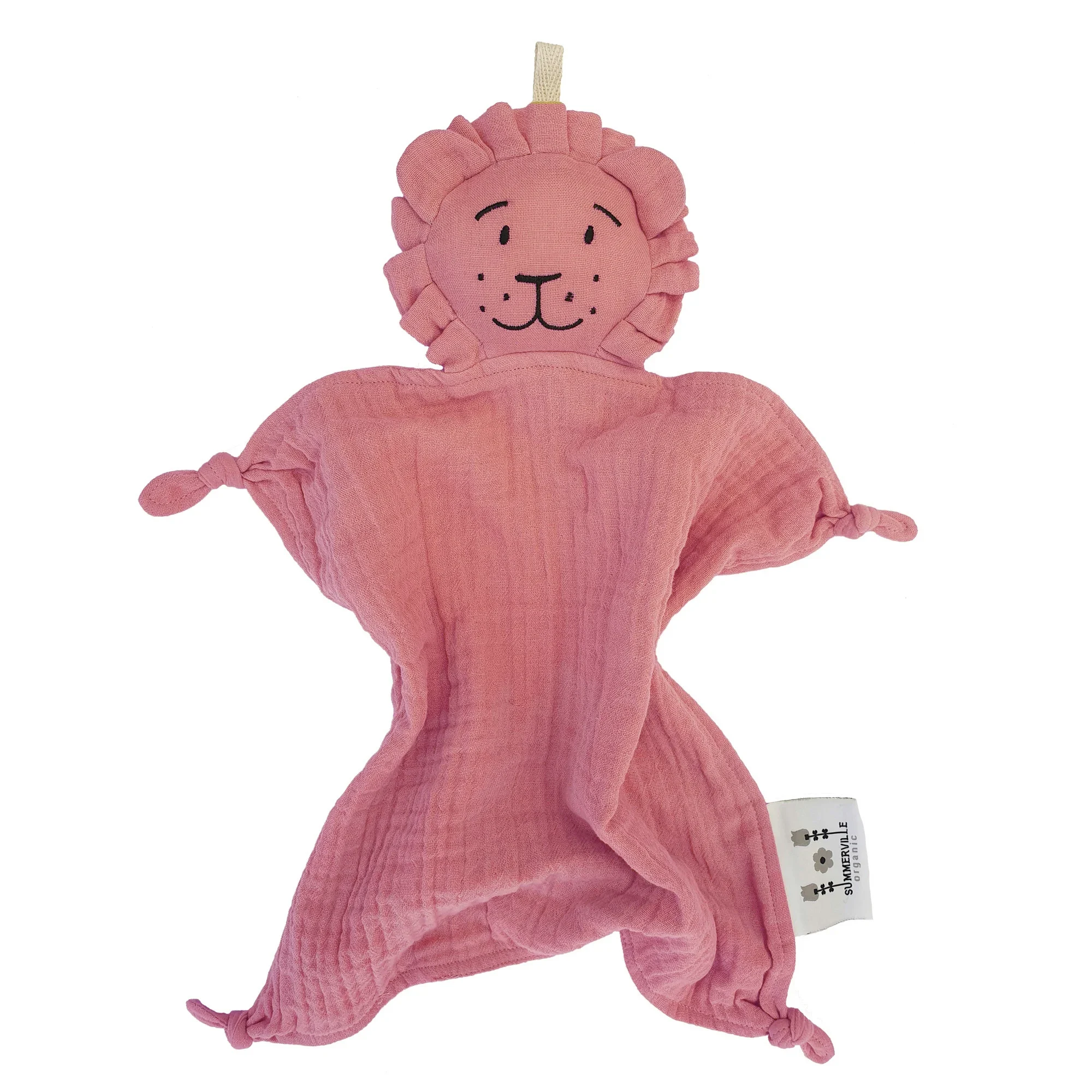 Summerville Organic Snuttefilt Lejon Dusty Rose - Snuttefiltar