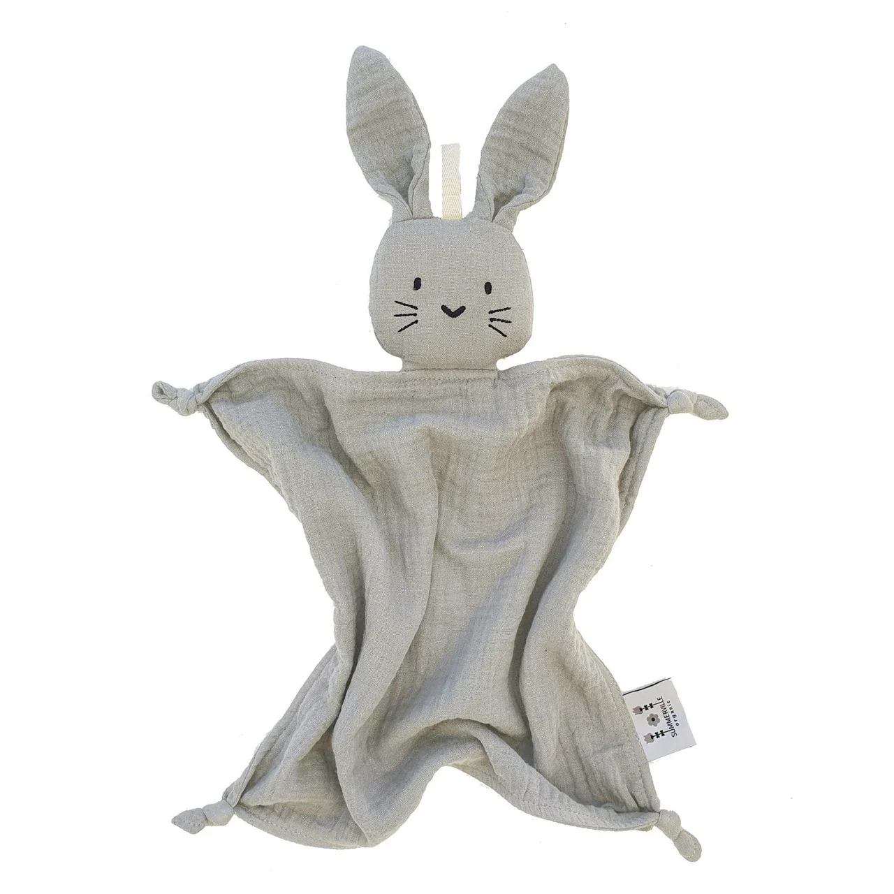 Summerville Organic Snuttefilt Kanin Eko Silver Grey - Nallar och mjukisdjur