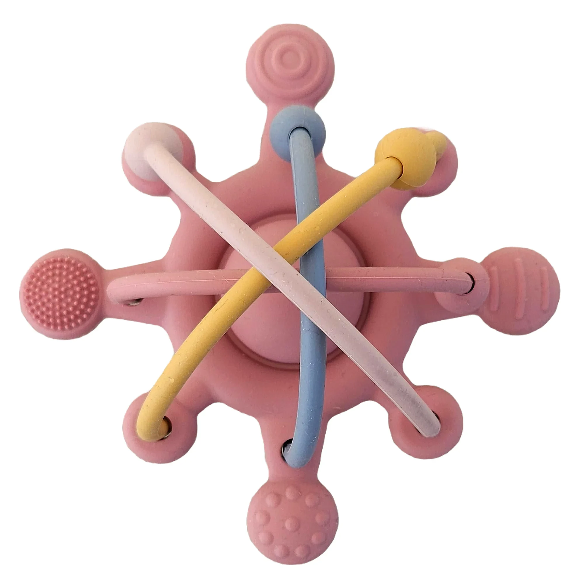 Summerville Organic Orbit Activity Baby Toy Dusty Rose - Bitringar & Bitleksaker