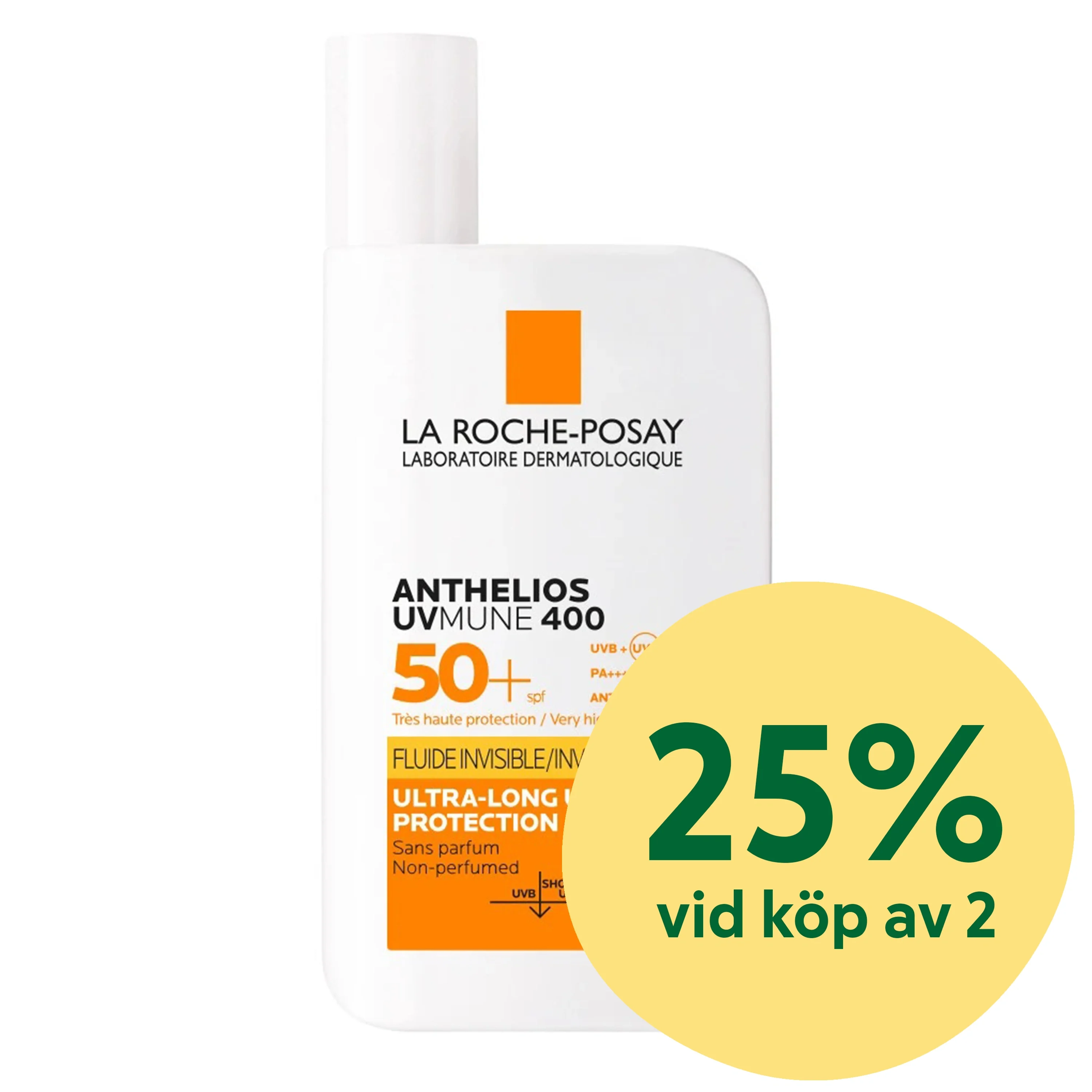 La Roche-Posay UVMune 400 Ultra Light Fluid SPF50+ 50 ml - Solskydd ansikte