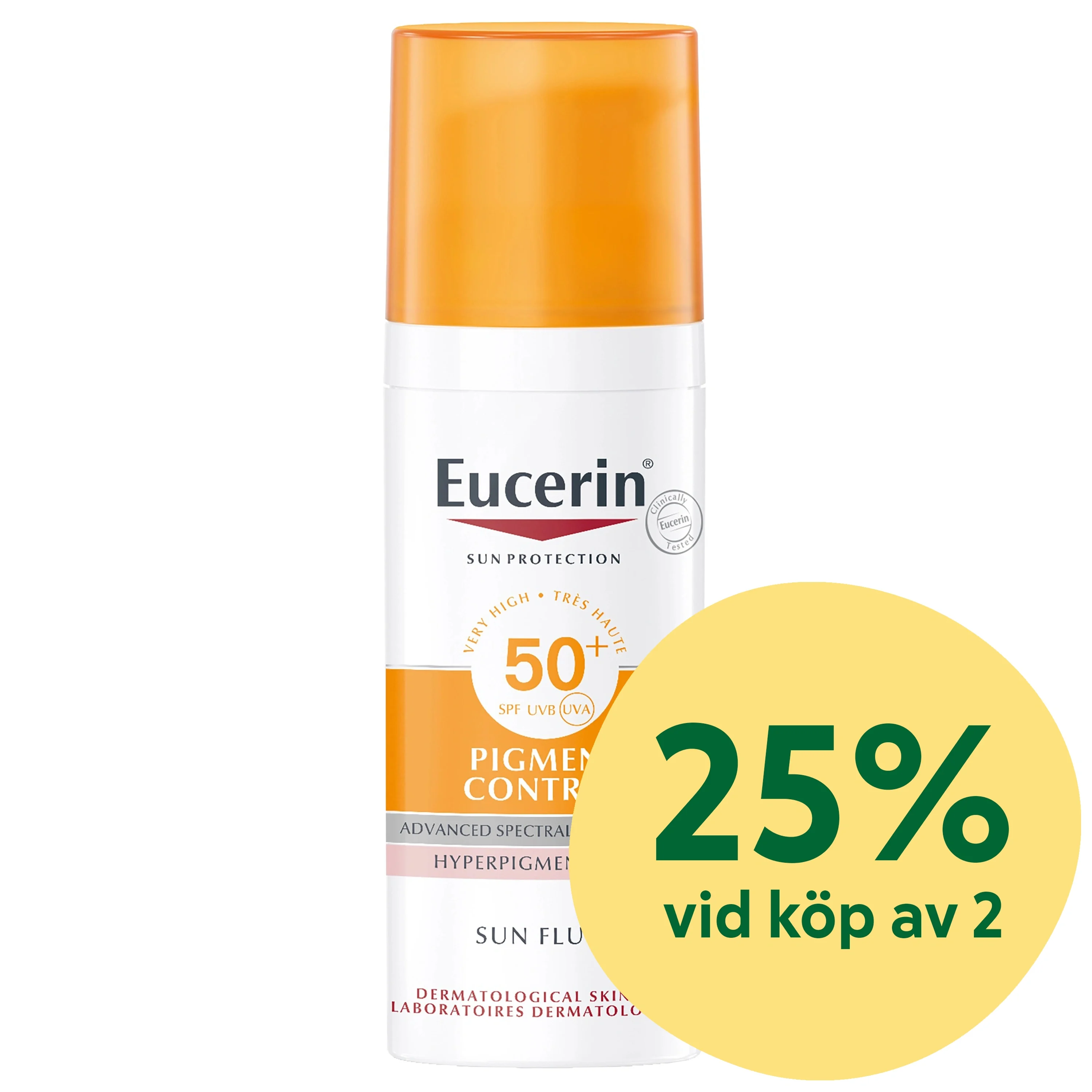 Eucerin Pigment Control Sun Fluid SPF50+ 50 ml - Solskydd ansikte
