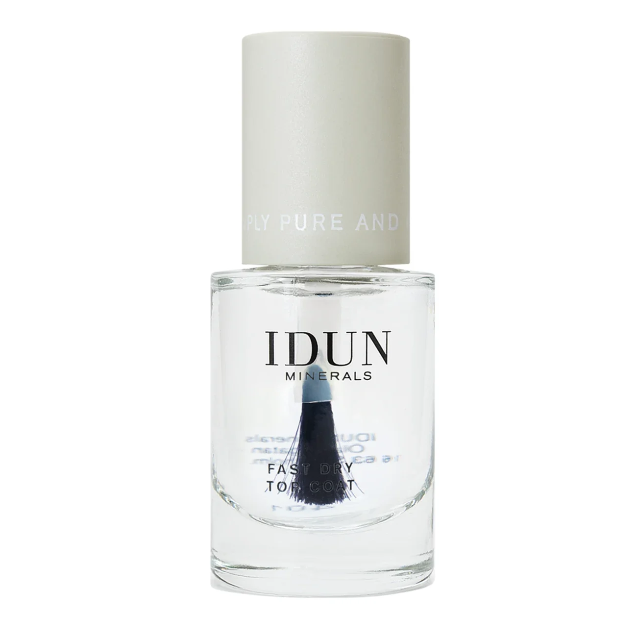 IDUN Minerals Fast Dry Top Coat Brilliant 11 ml - Bas- & topplack