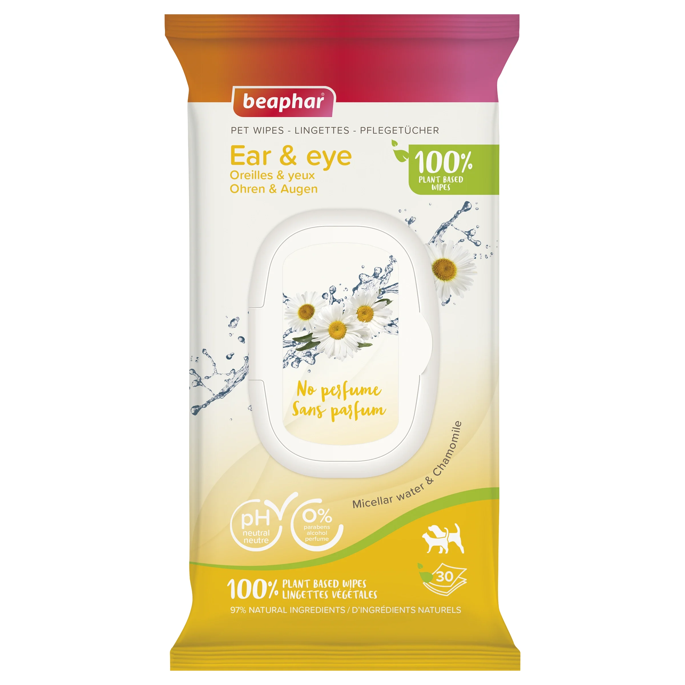 Beaphar BIO Pet Wipes Ögon & Öron 30 st - Hudvård för hund