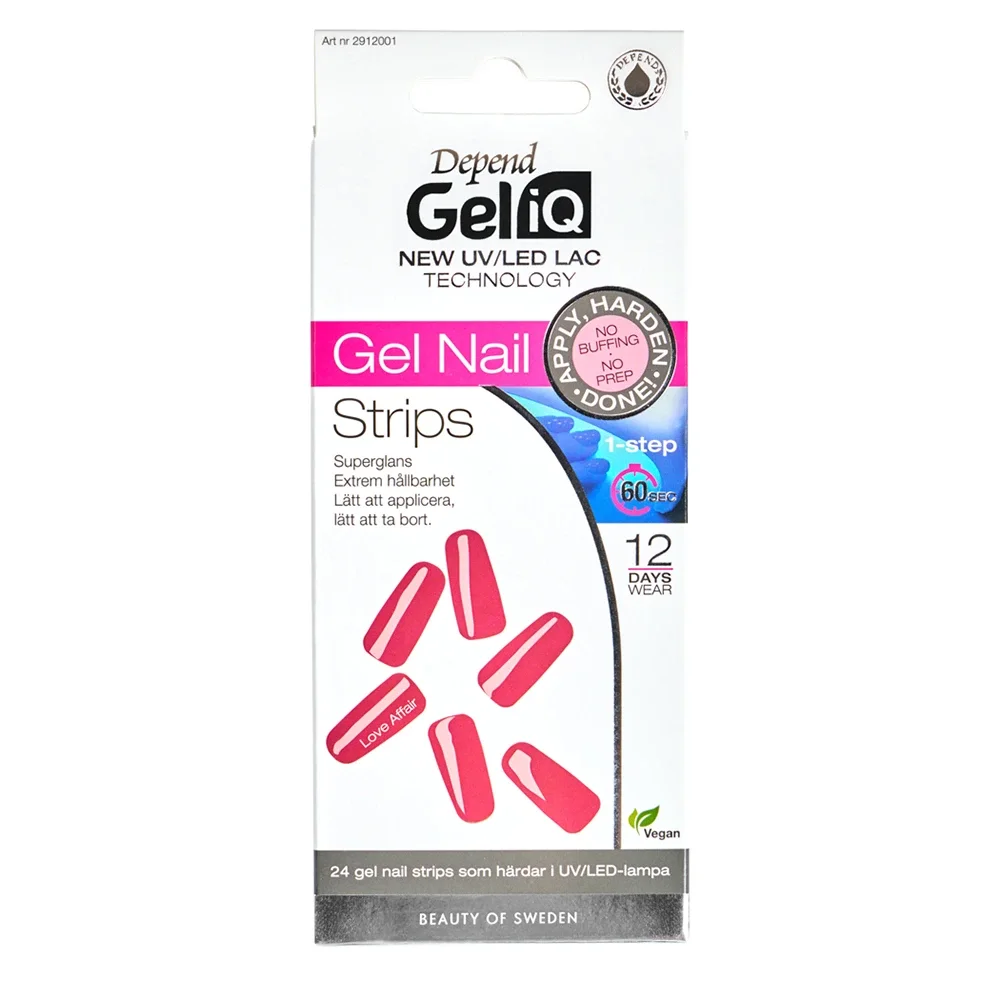 Depend Gel iQ Gel Nail Strips 24 st Love Affair - Gellack
