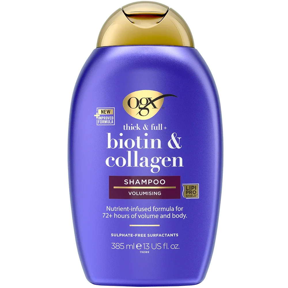 OGX Thick & Full Biotin & Collagen Shampoo 385 ml - Volymschampo