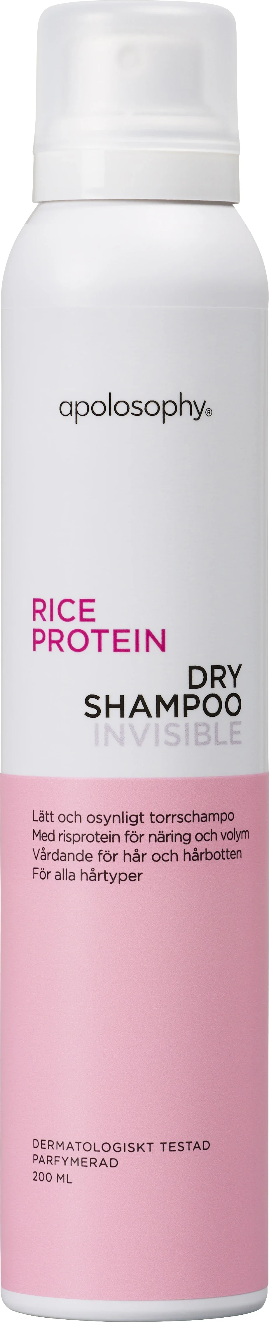 Apolosophy Dry Shampoo Invisible 200 ml - Torrschampo