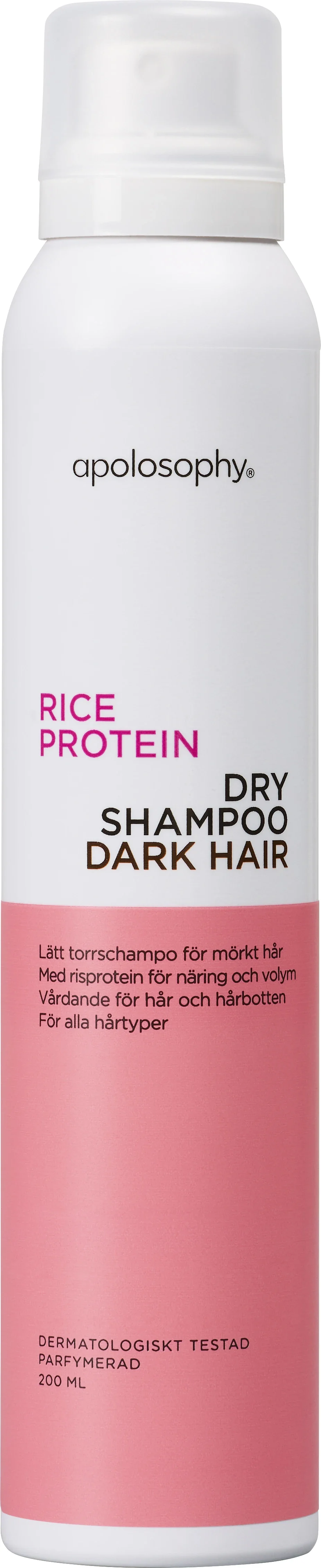 Apolosophy Dry Shampoo Dark Hair 200 ml - Torrschampo
