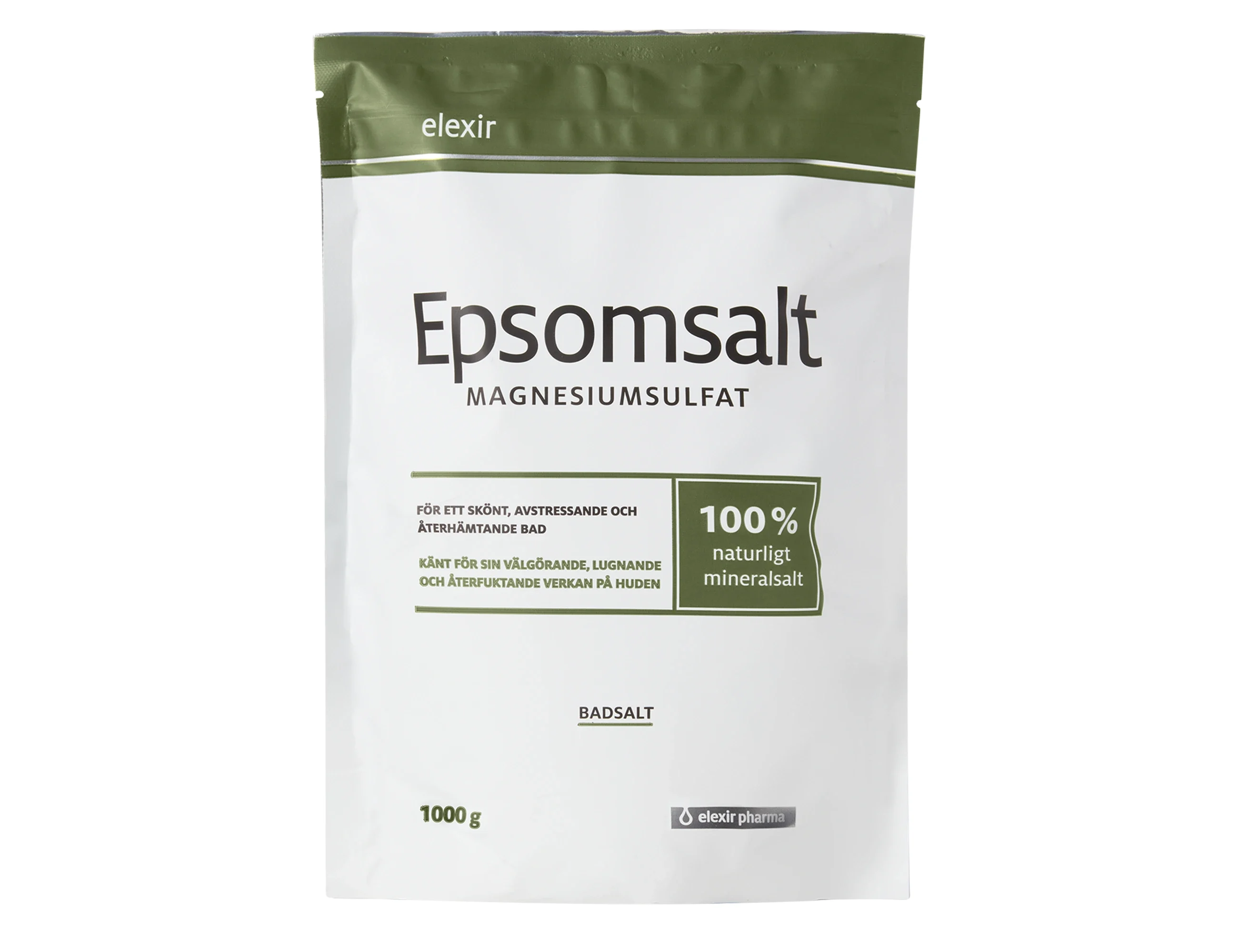 Elexir Epsomsalt 1000 gram - Badsalt