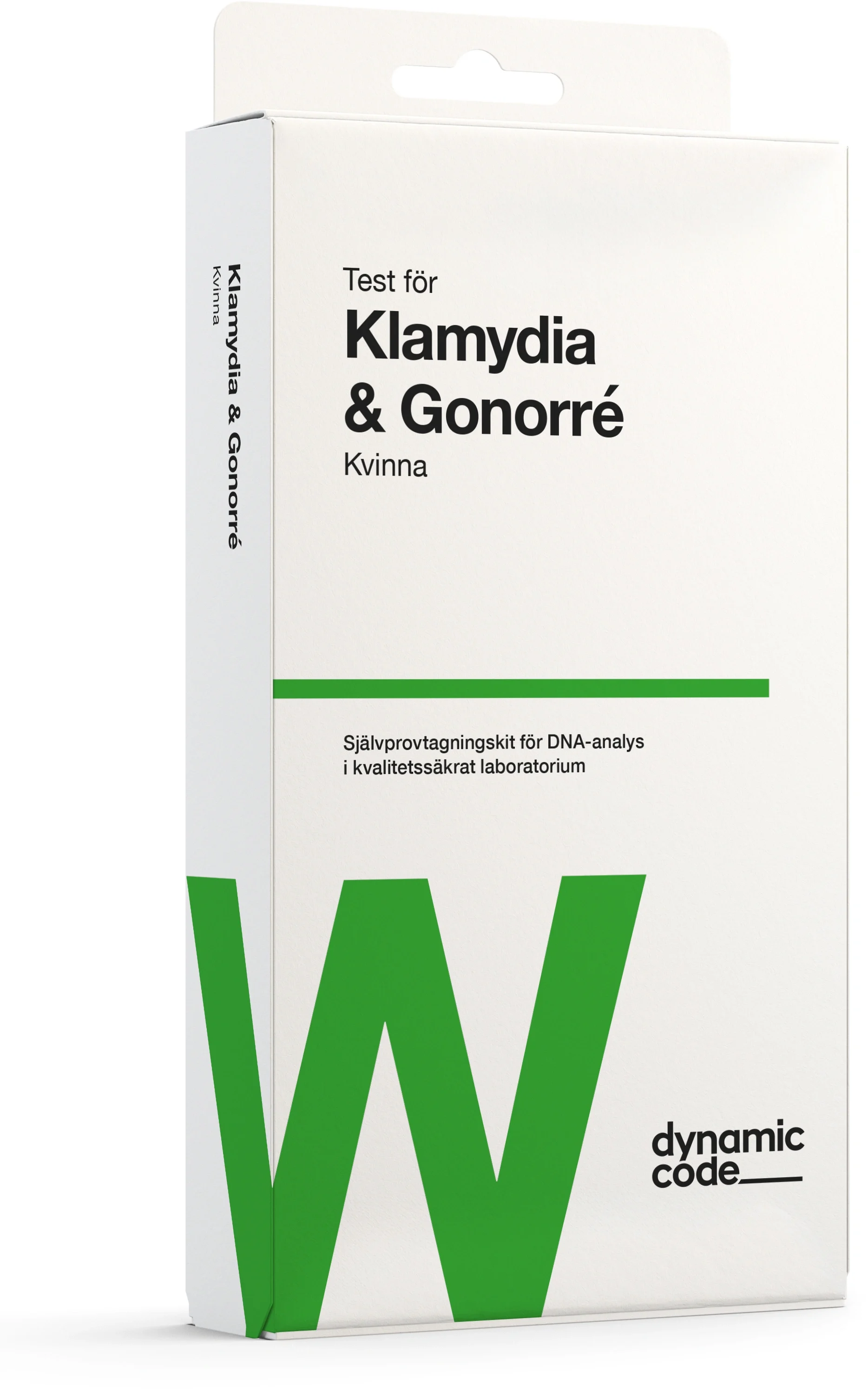 Dynamic Code Test för Klamydia & Gonorré Kvinna 1 st - Klamydiatest