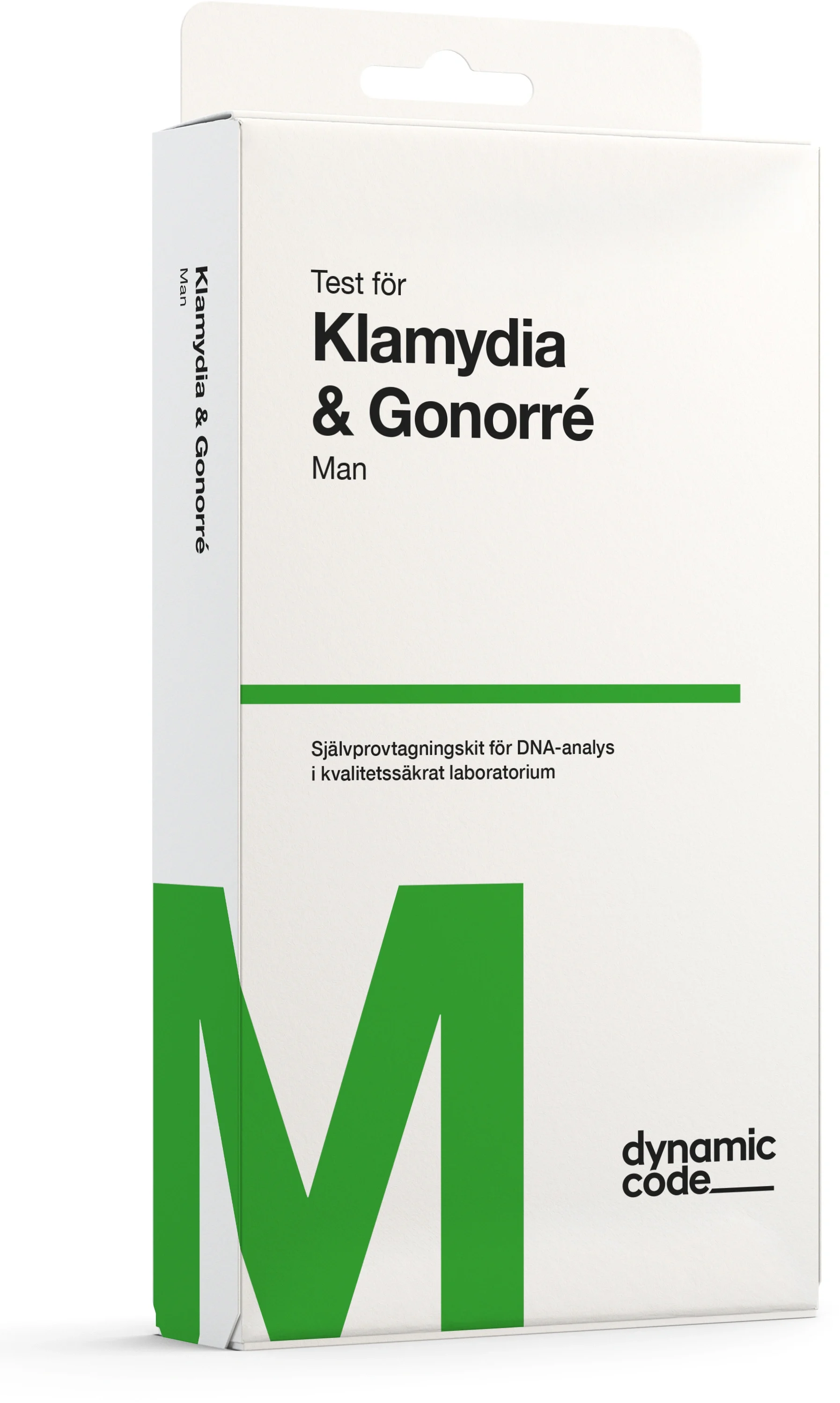 Dynamic Code Test för Klamydia & Gonorré Man 1 st - Klamydiatest