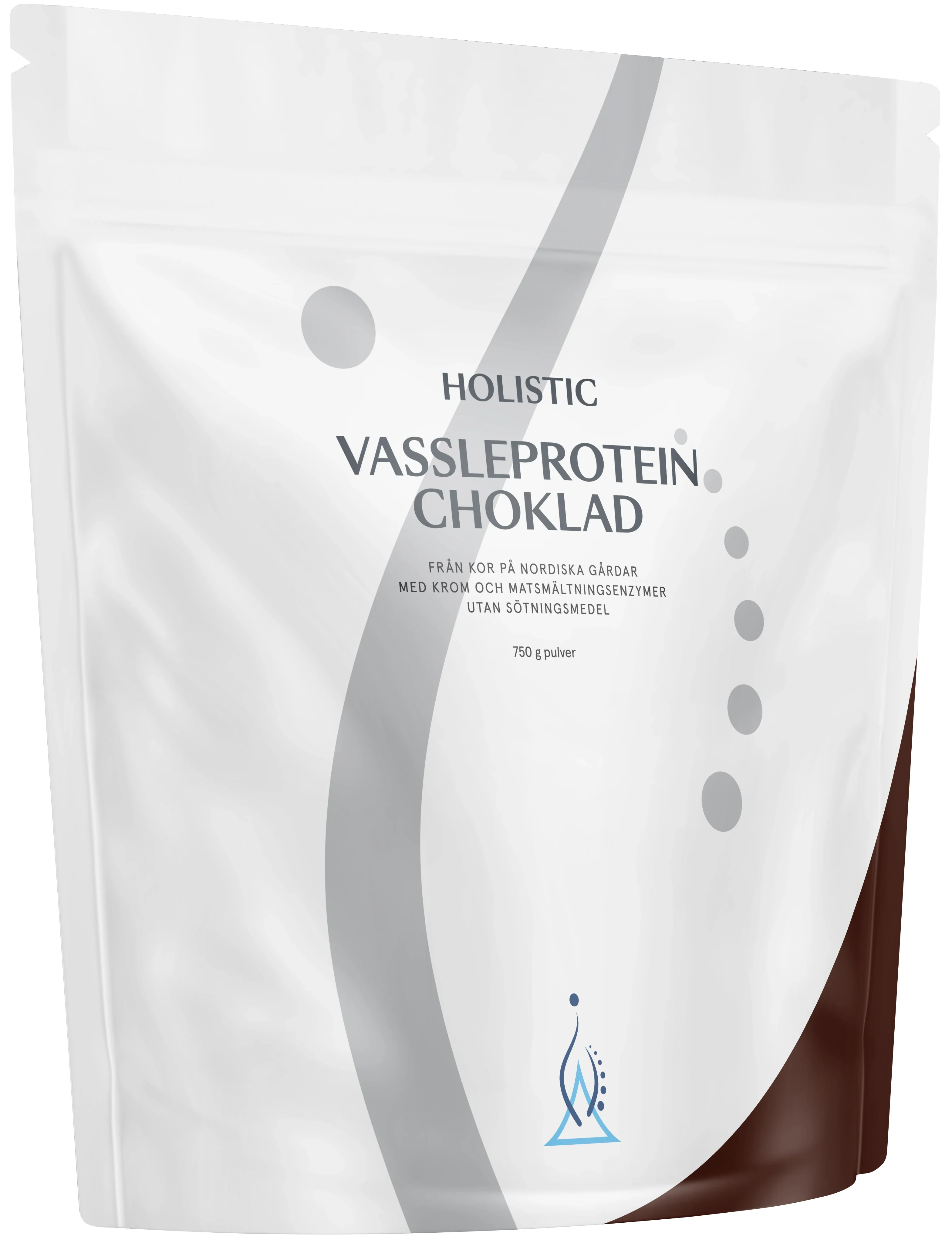 Holistic Vassleprotein Choklad 750 g - Vassleprotein