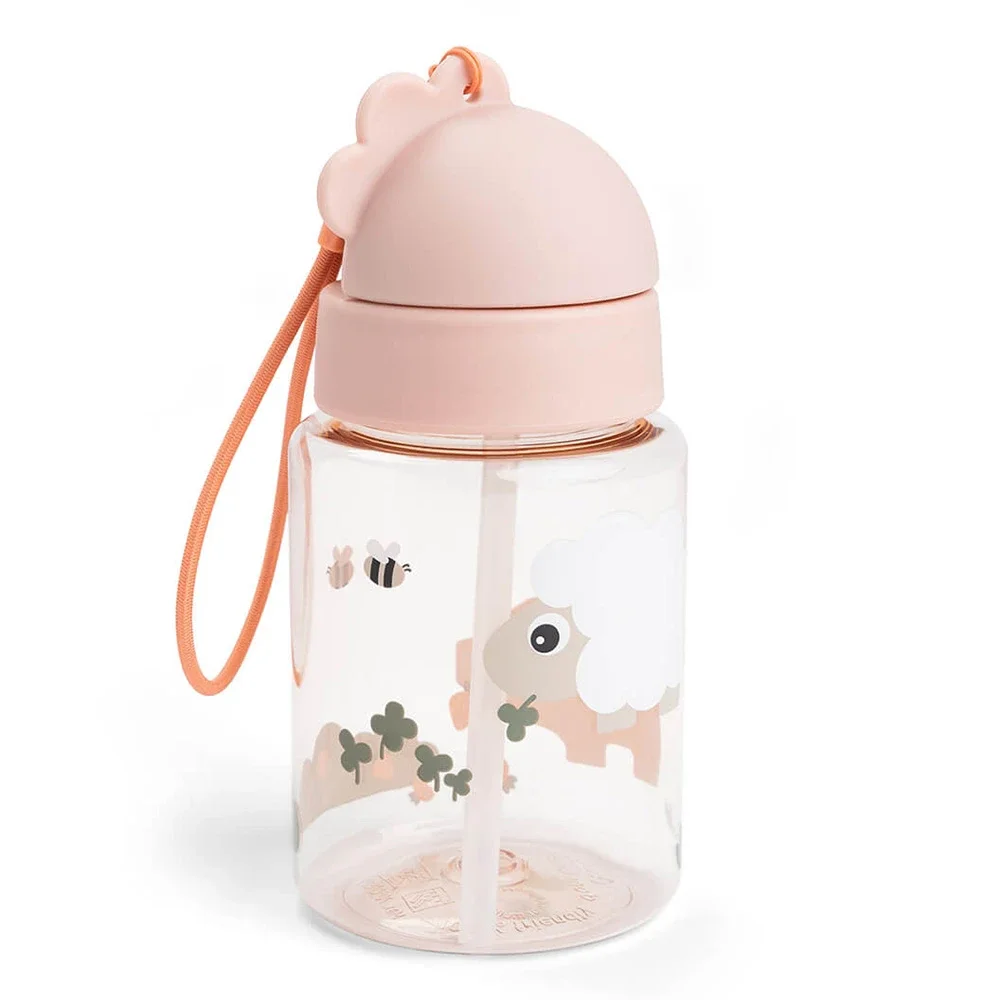 Done by Deer Straw Bottle Tiny Farm Powder - Pipmuggar & dricksflaskor