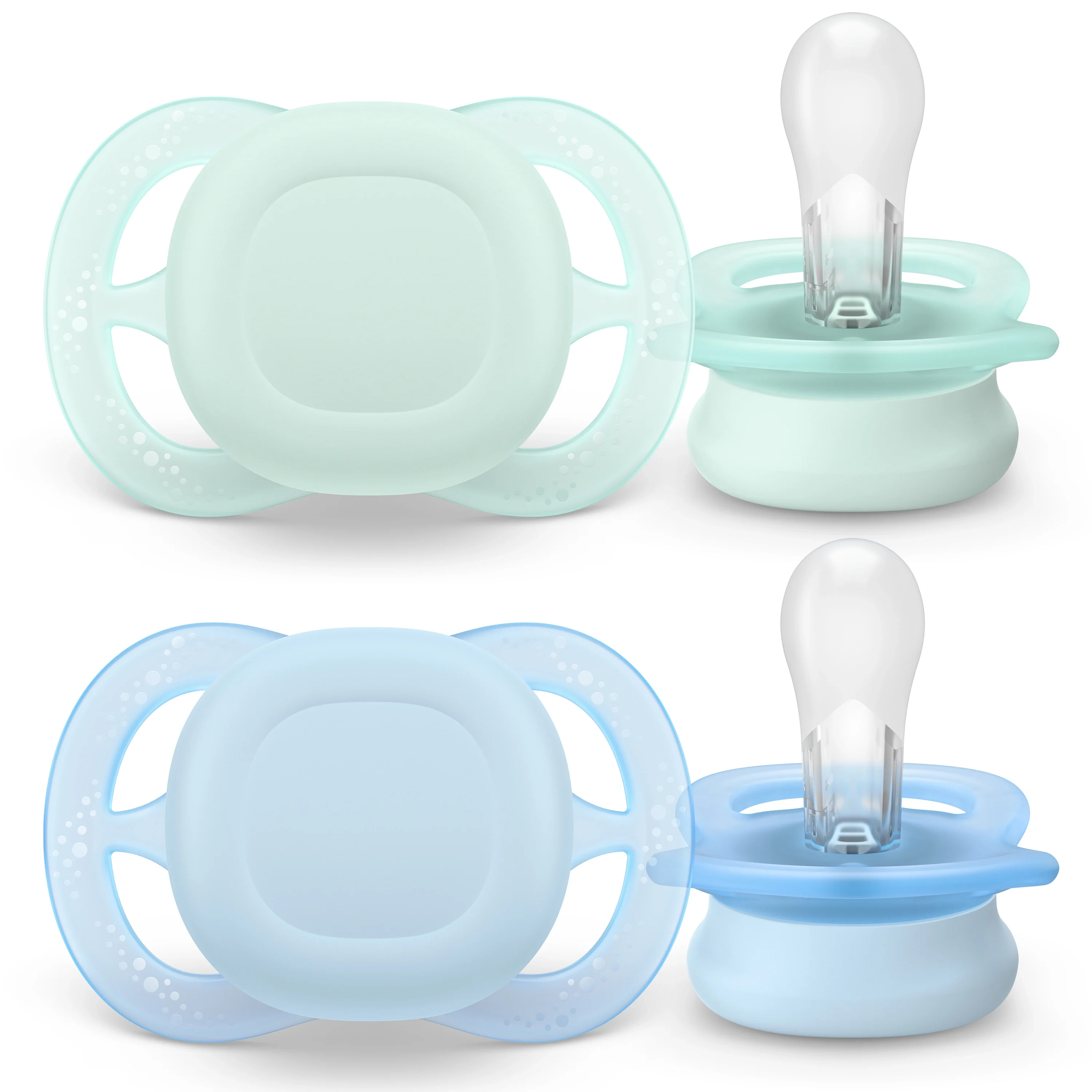 Philips Avent Ultra Start Napp 2-pack Turkos/Blå - Napp nyfödd