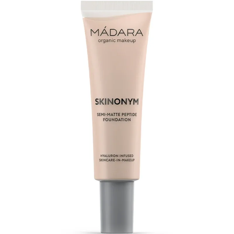 Mádara Skinonym Semi-Matte Peptide Foundation 30 ml 20 Ivory - Flytande foundation
