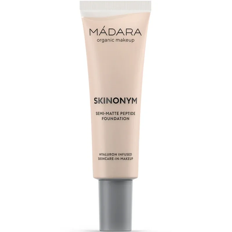Mádara Skinonym Semi-Matte Peptide Foundation 30 ml 25 Linen - Flytande foundation