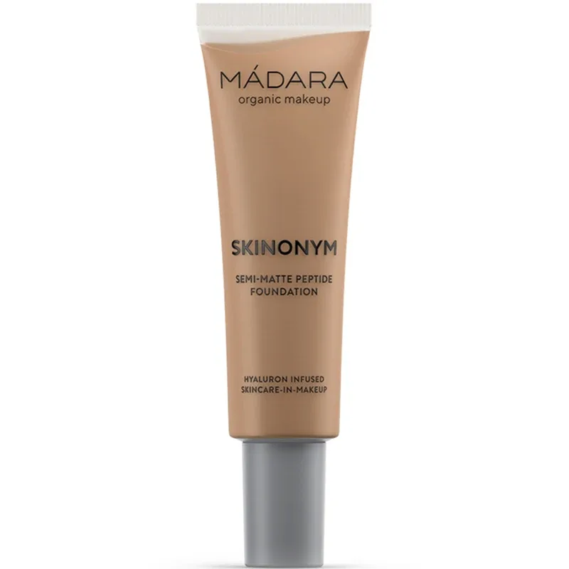 Mádara Skinonym Semi-Matte Peptide Foundation 30 ml 65 Warm Tan - Flytande foundation