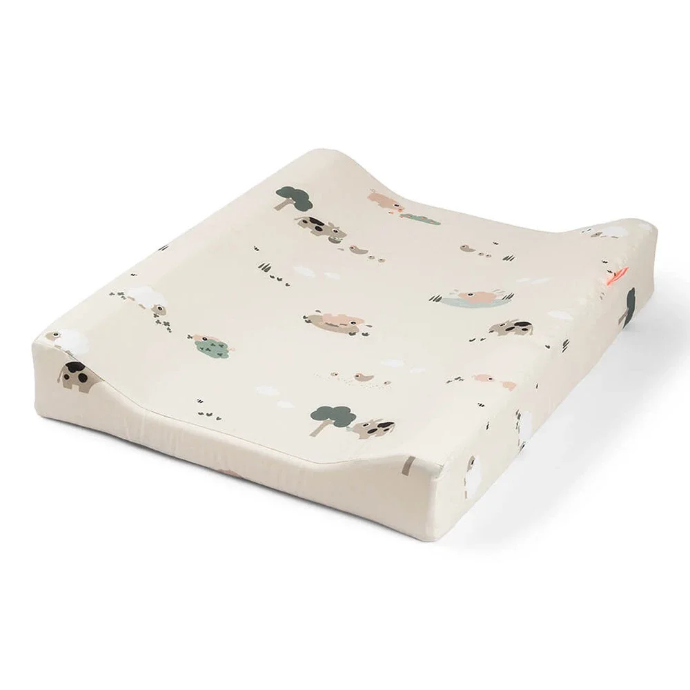 Done by Deer Changing Pad Tiny Farm Sand - Skötväskor & förvaring