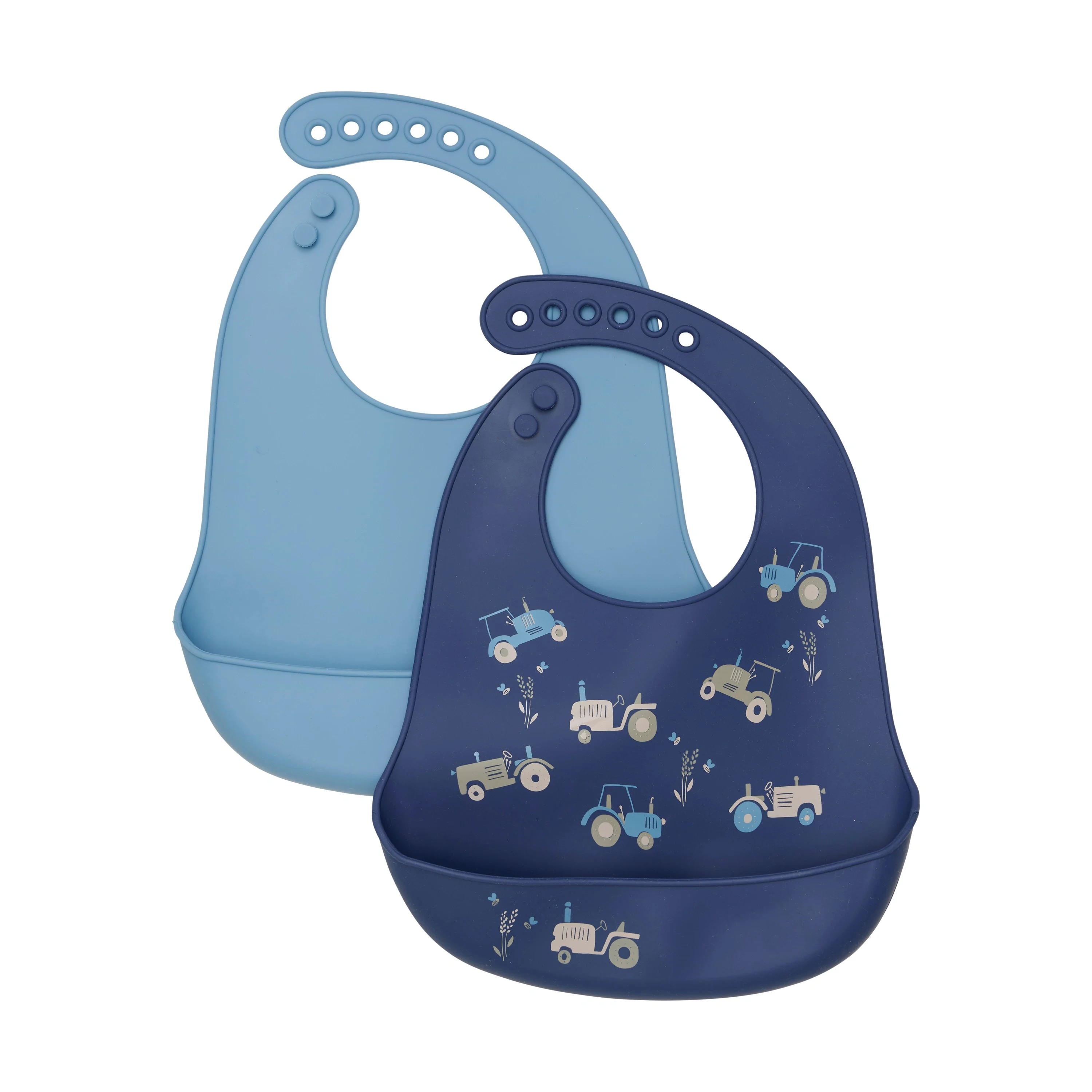 CELAVI Silicon Bib Blue Heaven OneSize 2-pack - Haklappar