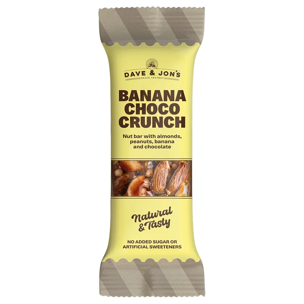 Dave & Jon's Nötbar Banan/Choklad 35 g - Bars