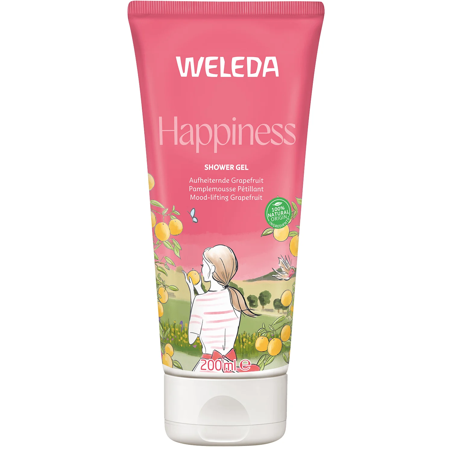 Weleda Happiness Shower Gel Grapefruit 200 ml - Duschkräm & duschtvål