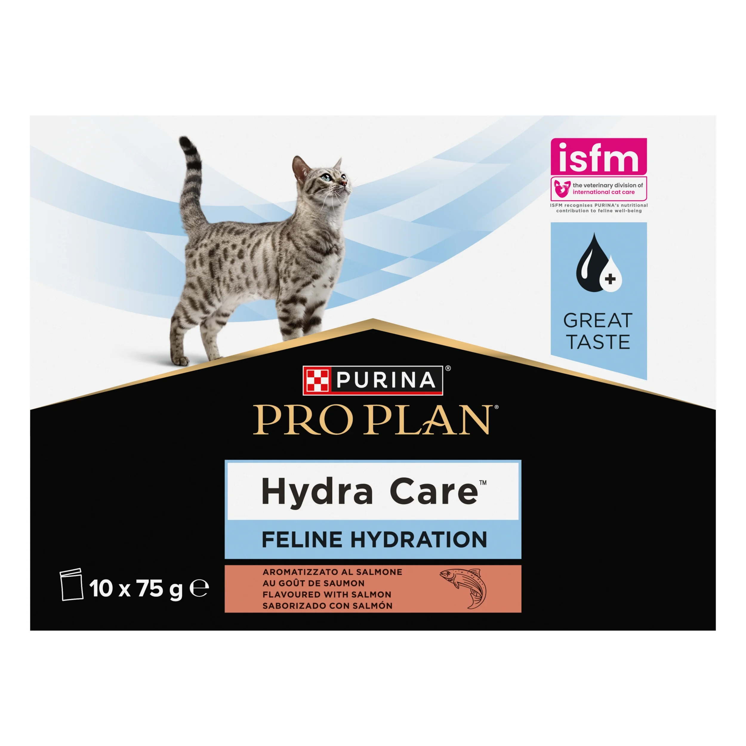PURINA PRO PLAN Feline Hydra Care Salmon 10x75g - Våtfoder katt