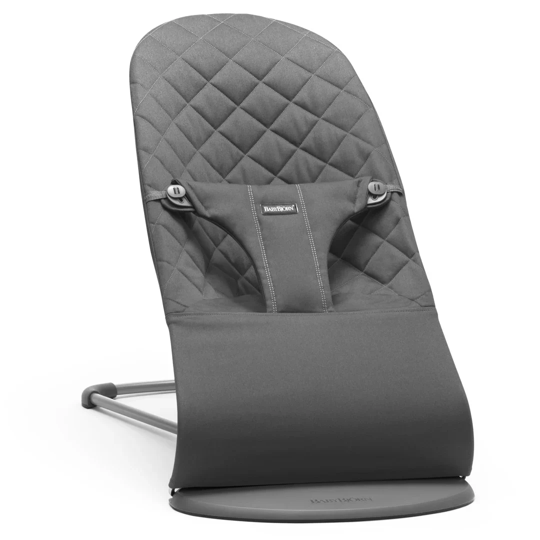 BabyBjörn Babysitter Bliss Vävd Klassisk Quilt Antracitgrå - Barnrum & sova