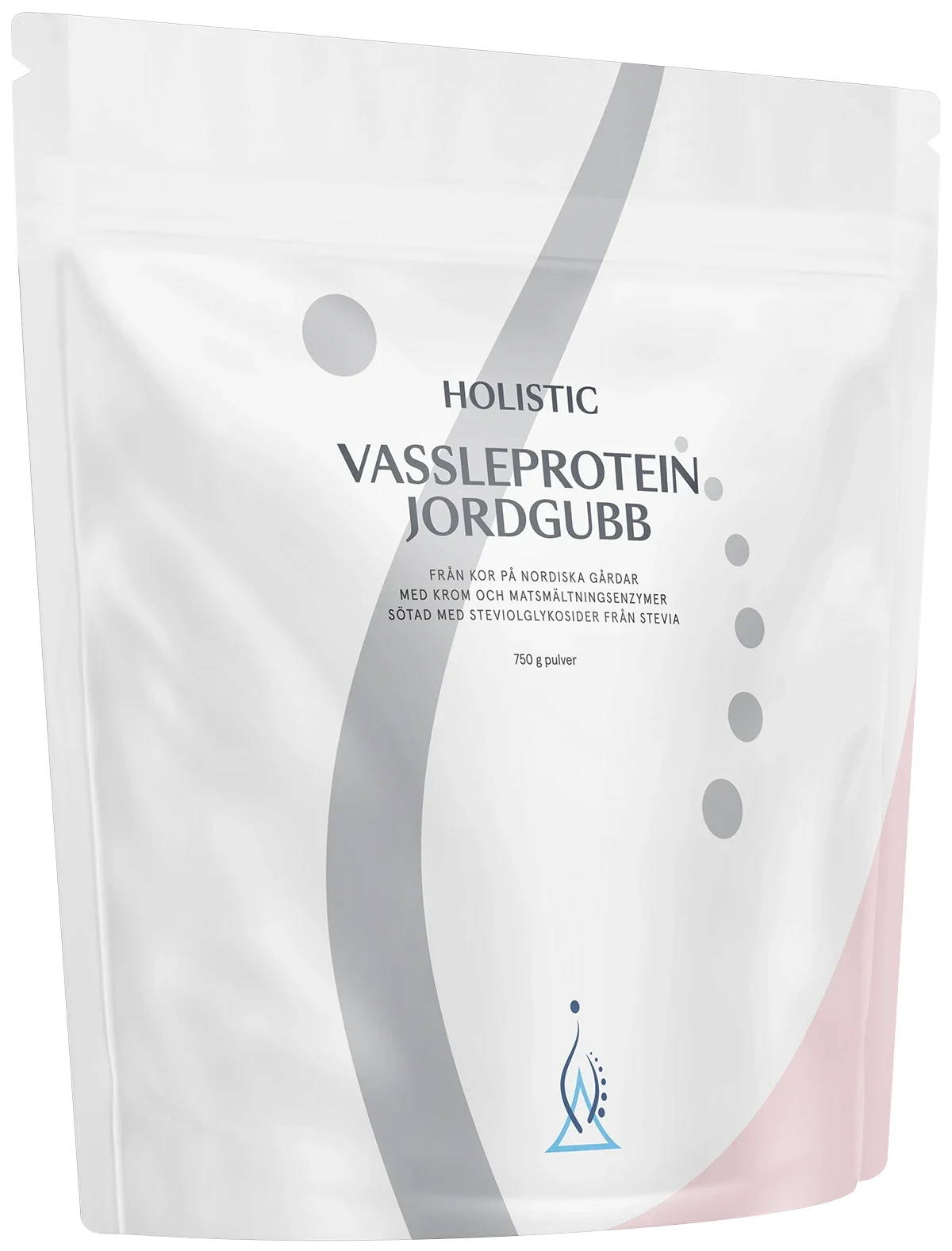 Holistic Vassleprotein Jordgubb 750 g - Vassleprotein