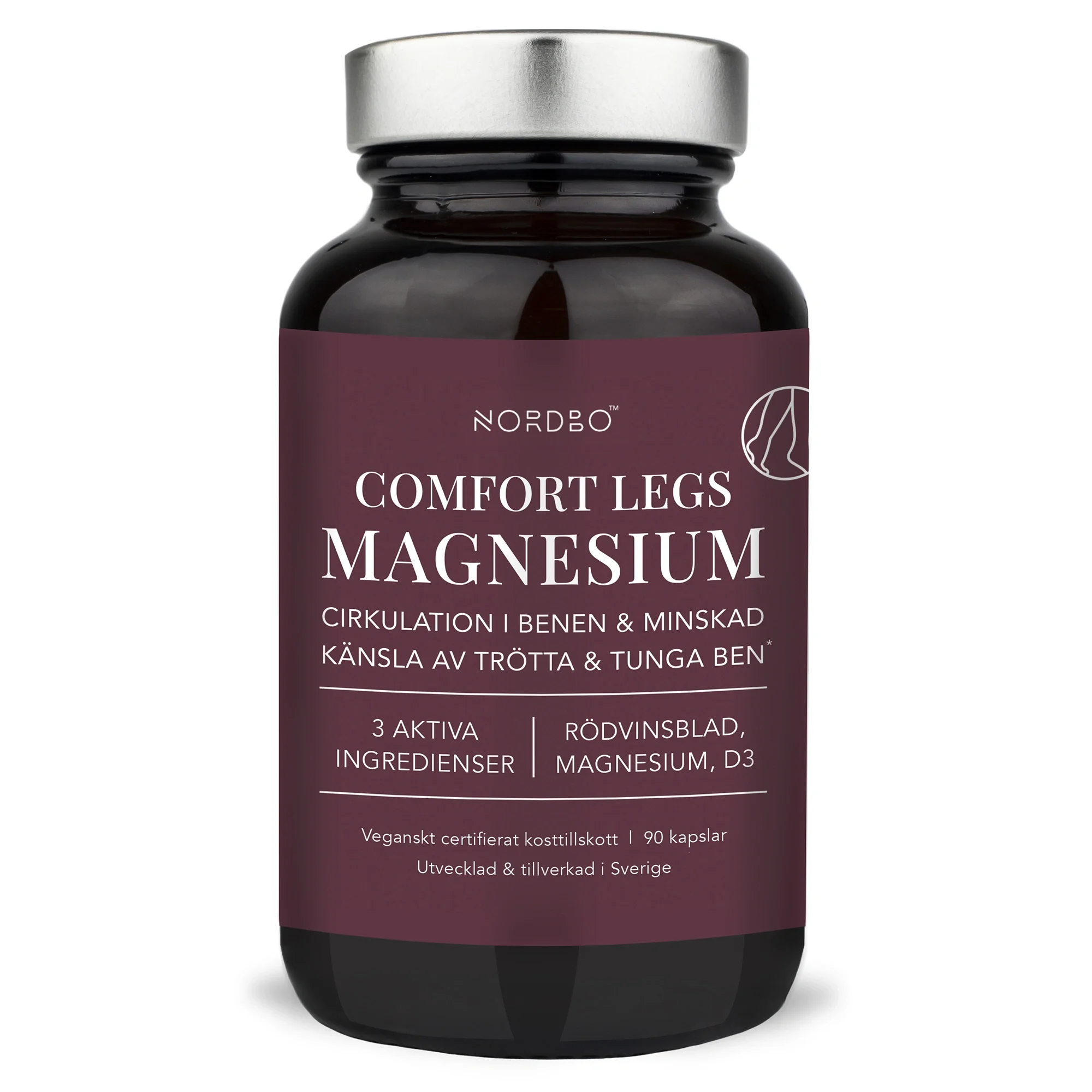 Nordbo Comfort Legs Magnesium 90 kapslar - Magnesium