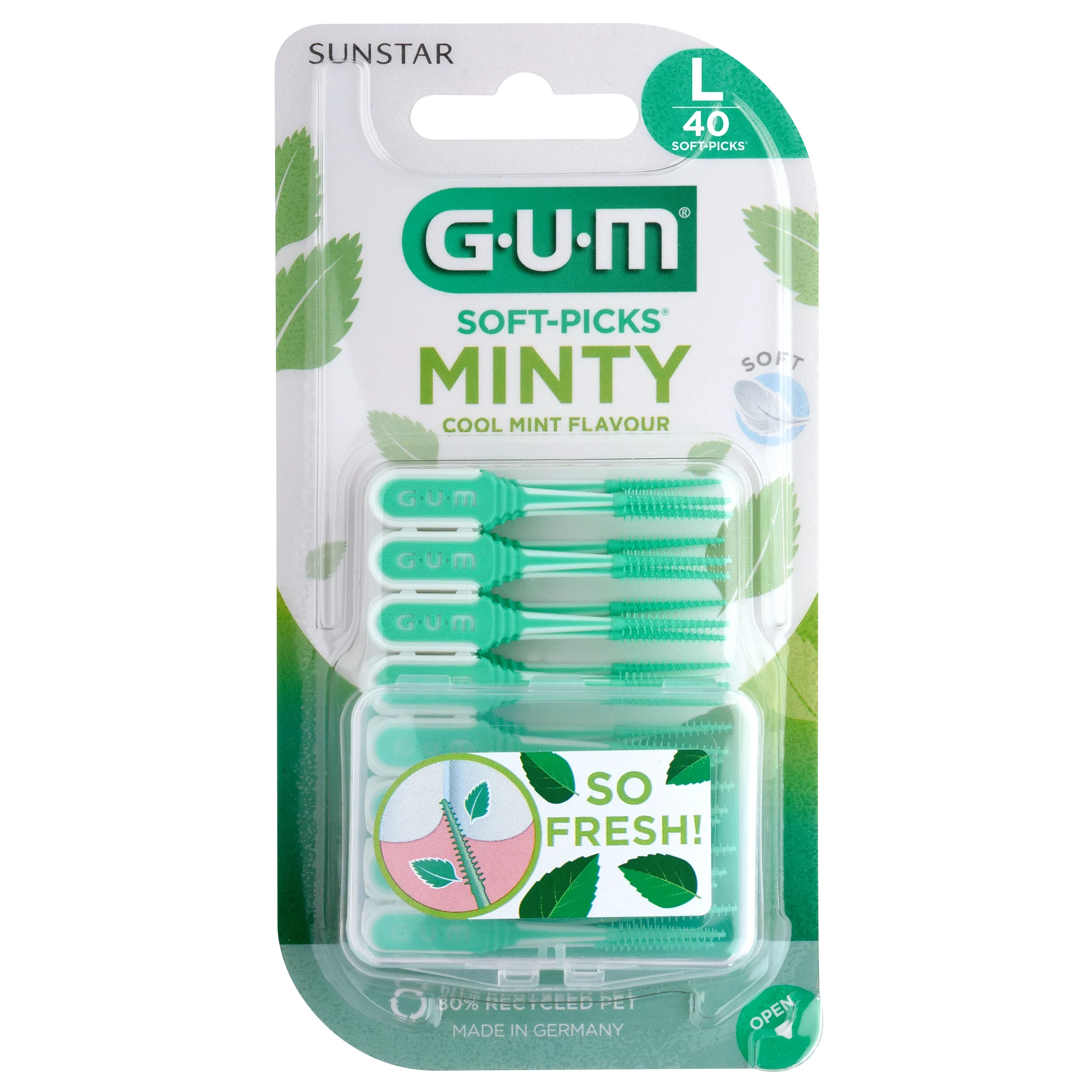 GUM SOFT-PICKS MINTY Large 40st - Tandpetare