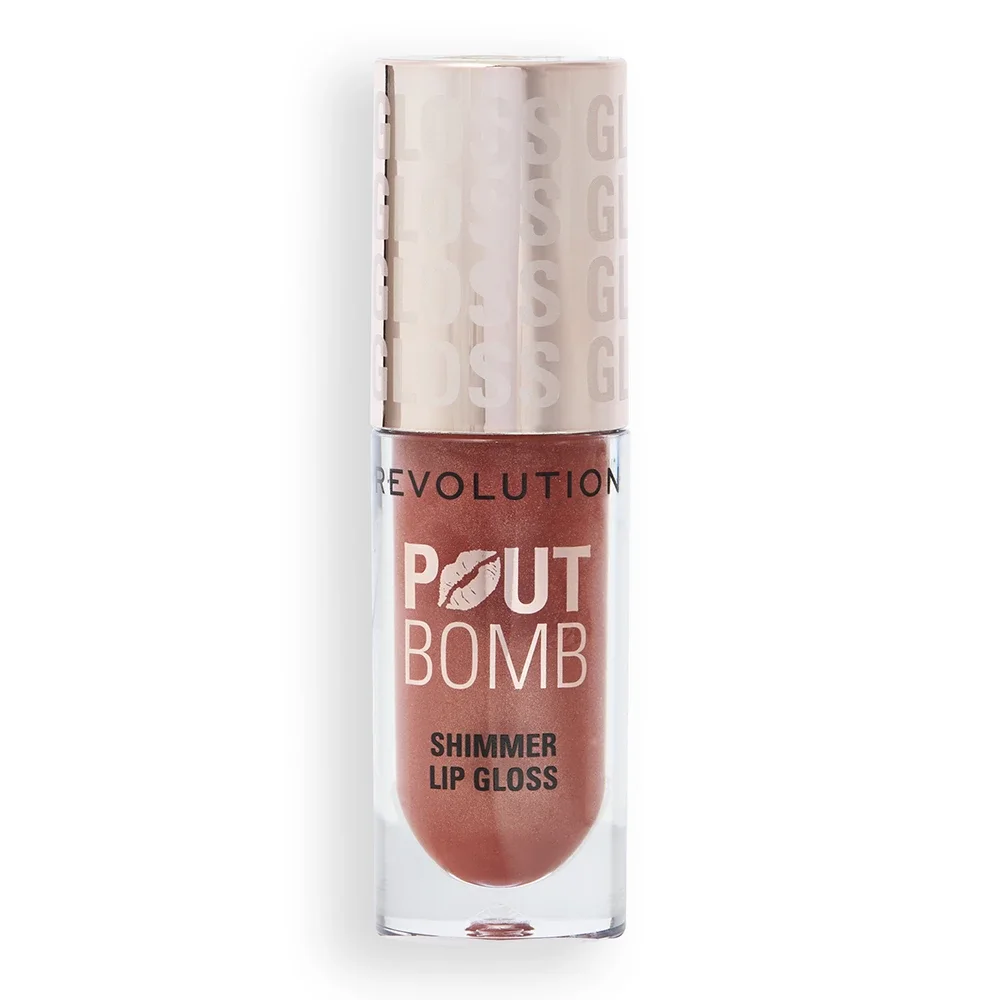 Revolution Pout Bomb Shimmer Gloss 4,5ml Nude Glow - Lip plumper