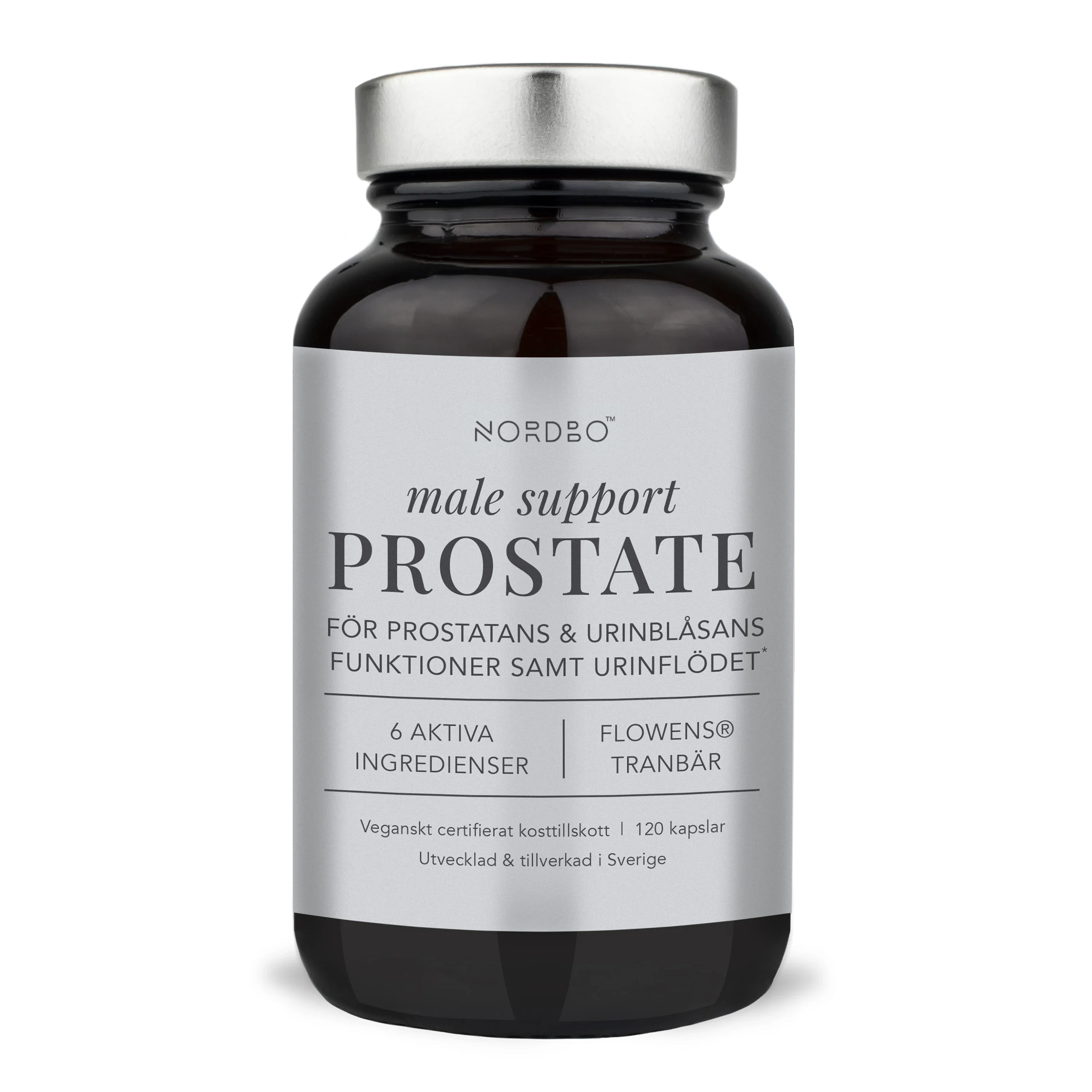 Nordbo Male Support Prostate 120 kapslar - Kosttillskott för män