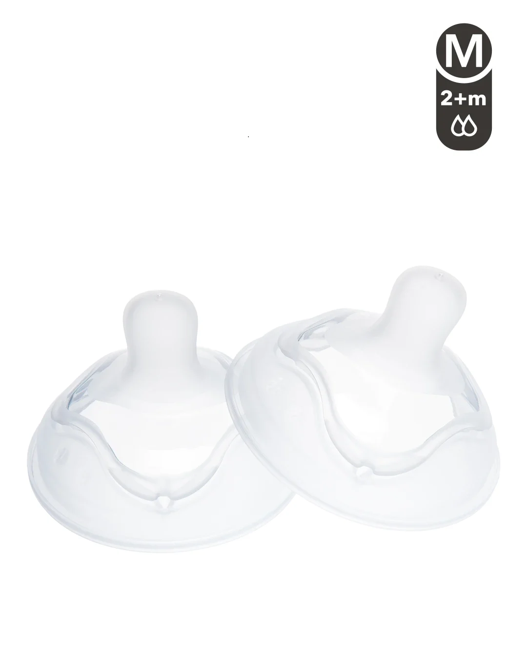 Twistshake Dinapp Anti-kolik Pro Double 2-pack 2 månader+ / Medium - Tillbehör nappflaskor