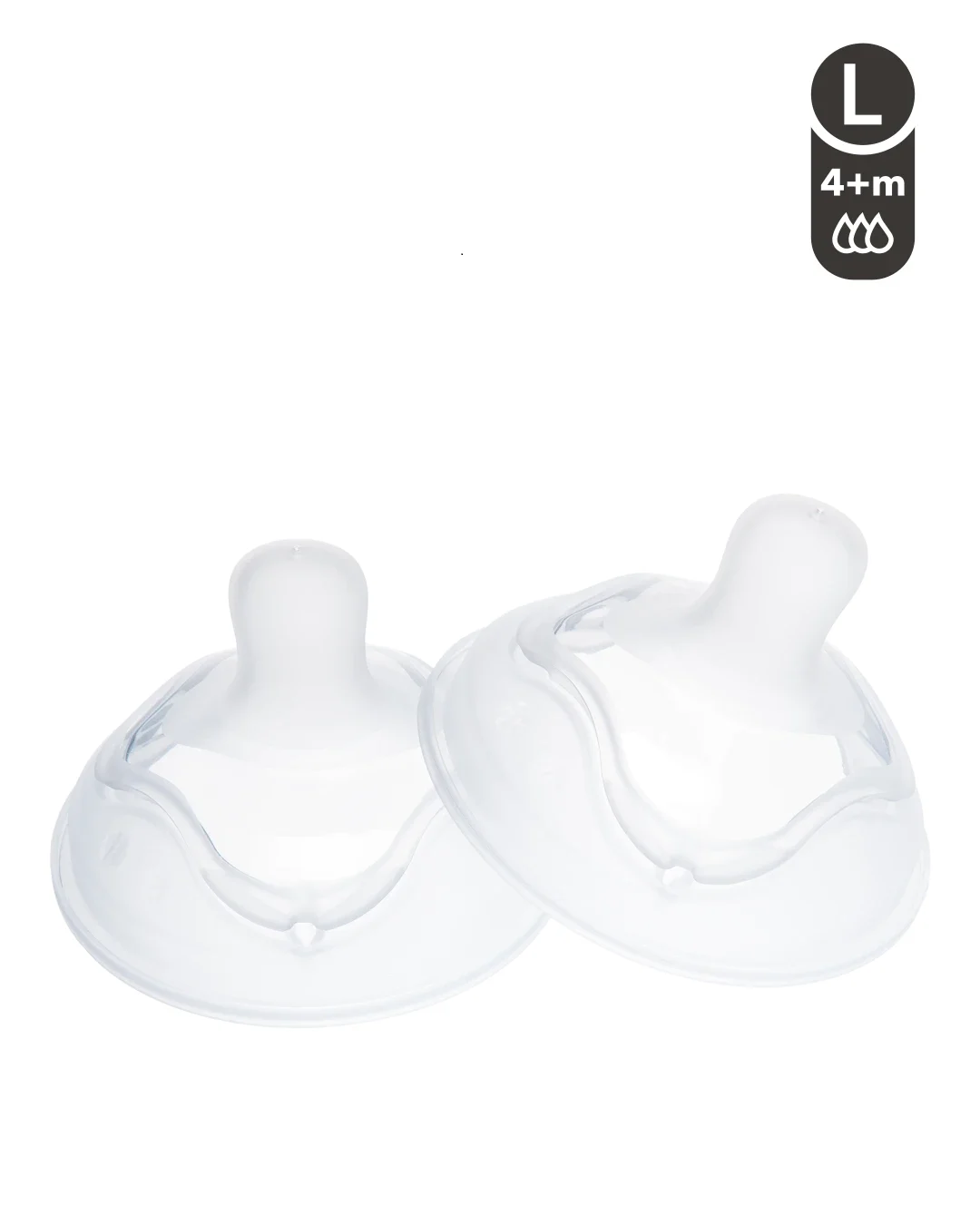 Twistshake Dinapp Anti-kolik Pro Double 2-pack 4 månader+/Large - Tillbehör nappflaskor