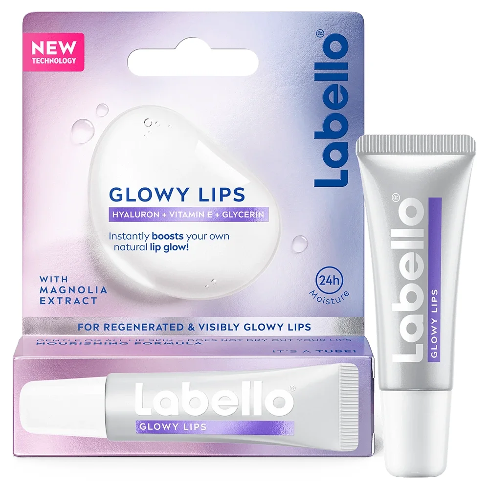 Labello Glowy Lips Clear 10 ml - Läppbalsam