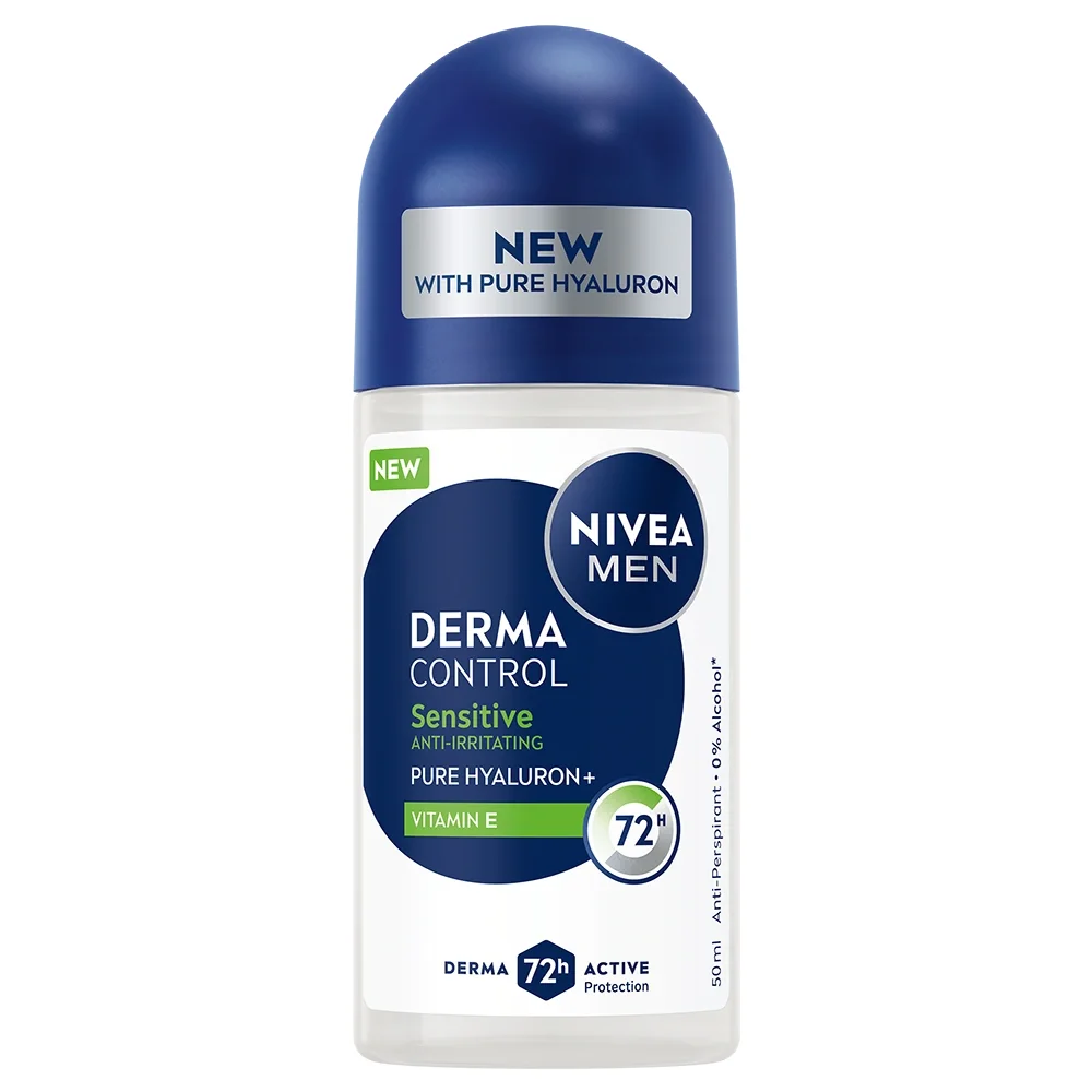 Nivea Men Derma Control Sensitive Roll On 50 ml - Deodorant & antiperspirant