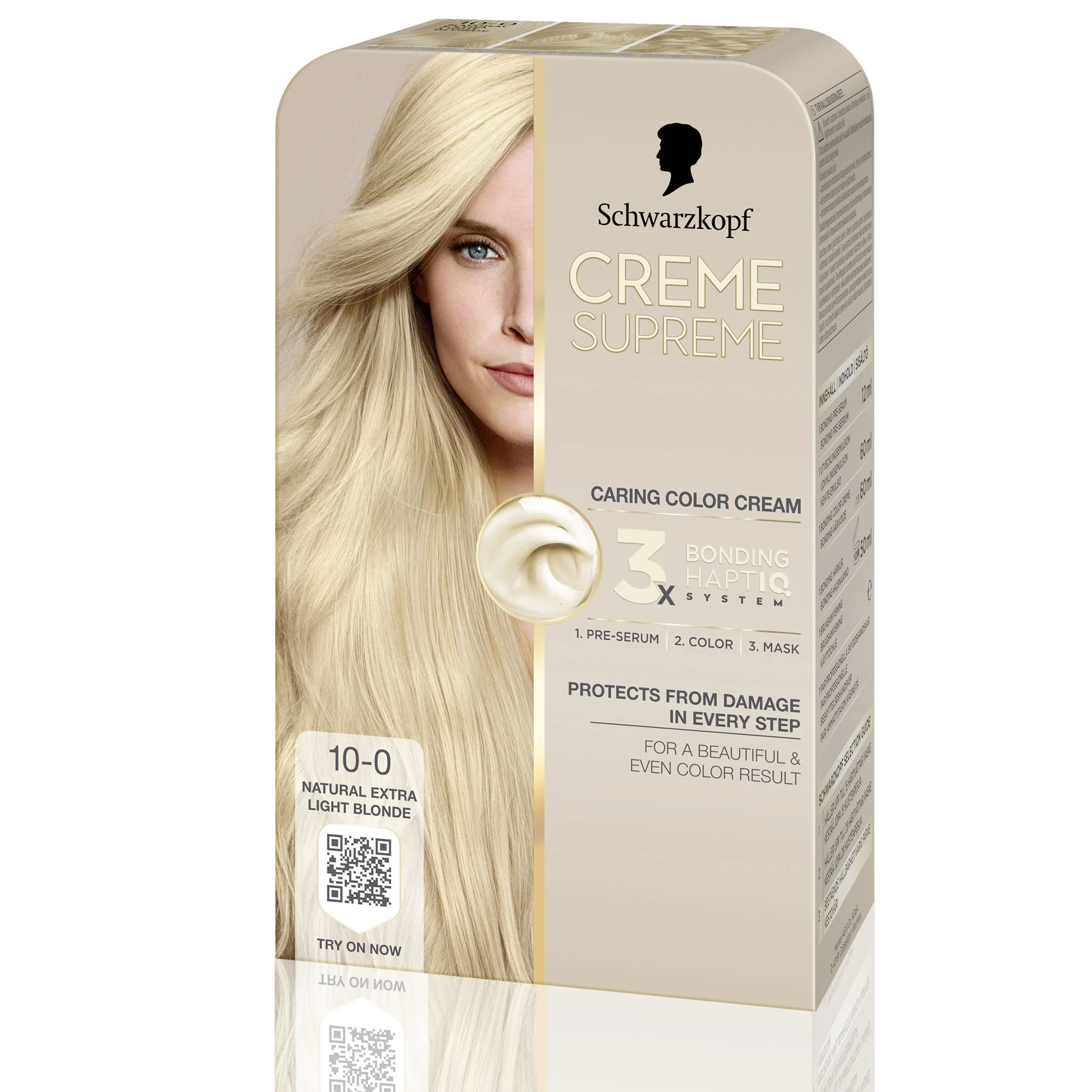 Schwarzkopf Creme Supreme 10-0 Natural Extra Light Blonde - Hårfärg