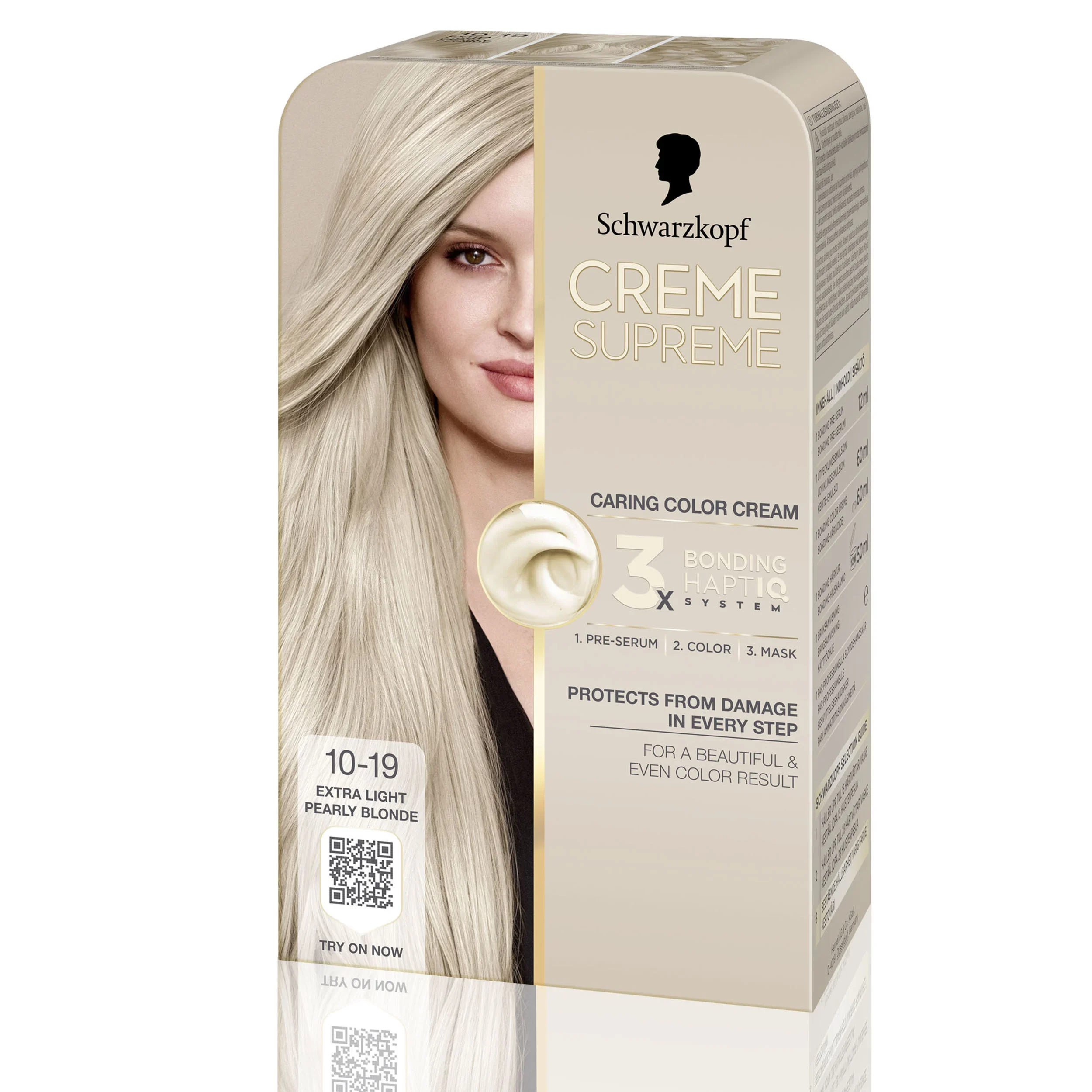 Schwarzkopf Creme Supreme 10-19 Ultra Light Pearly Blonde - Hårfärg