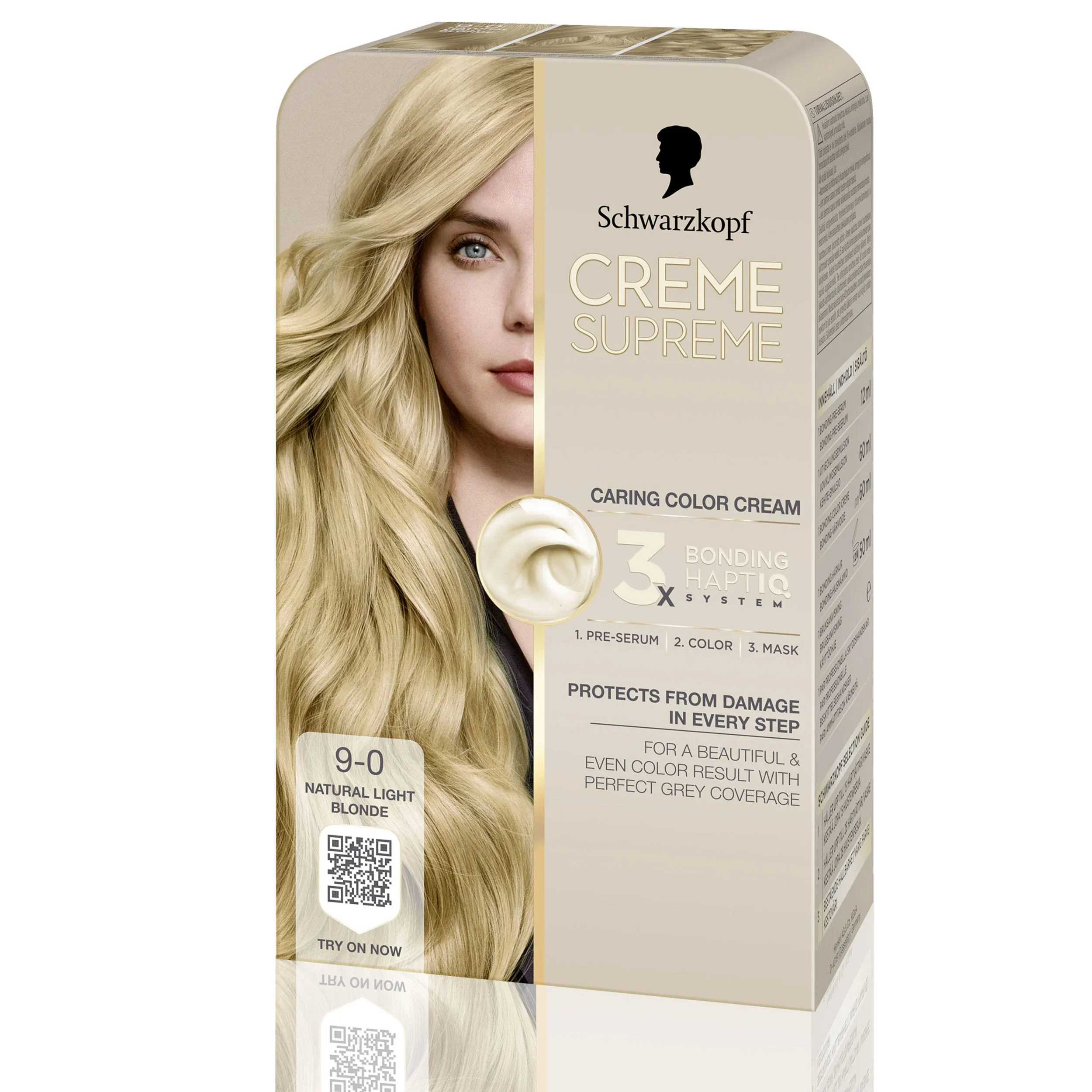 Schwarzkopf Creme Supreme 9-0 Natural Light Blonde - Hårfärg