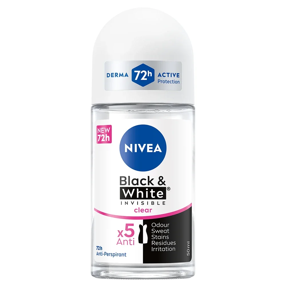 Nivea Black & White Original Roll On 50 ml - Deodorant & antiperspirant