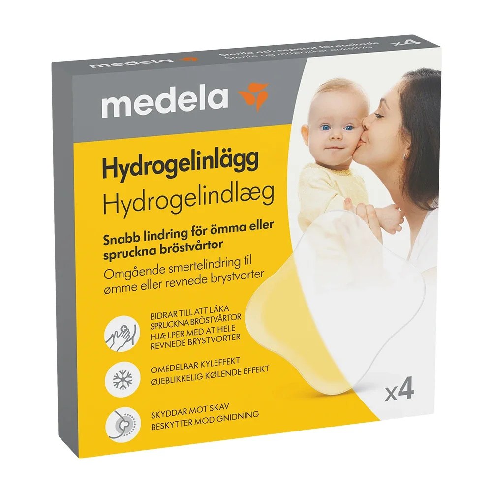 Medela Hydrogelinlägg 4-pack - Amningsnappar & bröstvårtsskydd