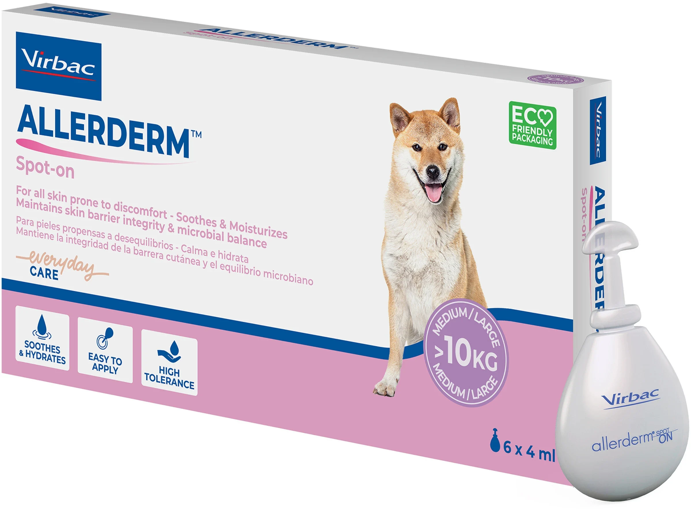 Virbac Allerderm Spot-on 6x4 ml - Hudvård för hund